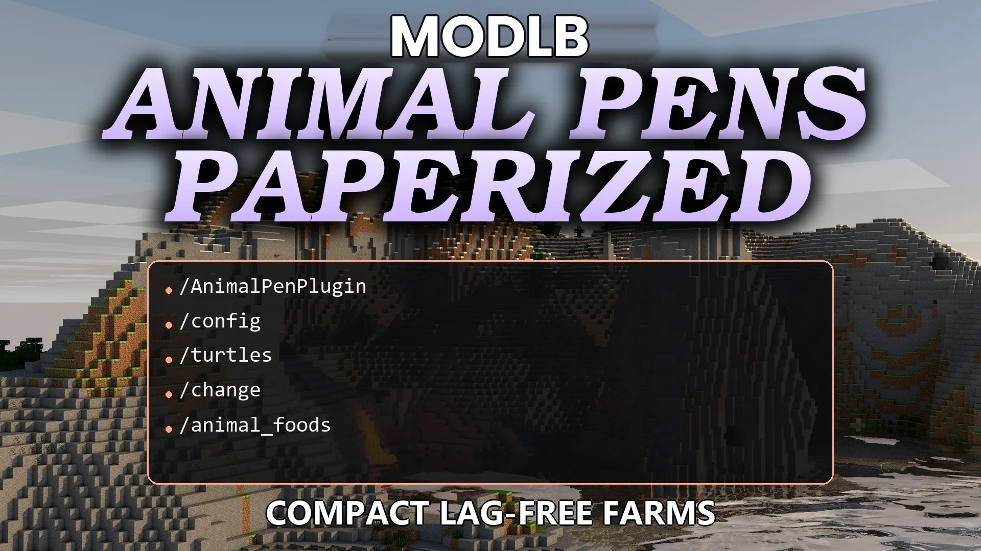 Animal Pens Paperized Plugin (26.2, 1.21.11) – Build Massive Animal Farms