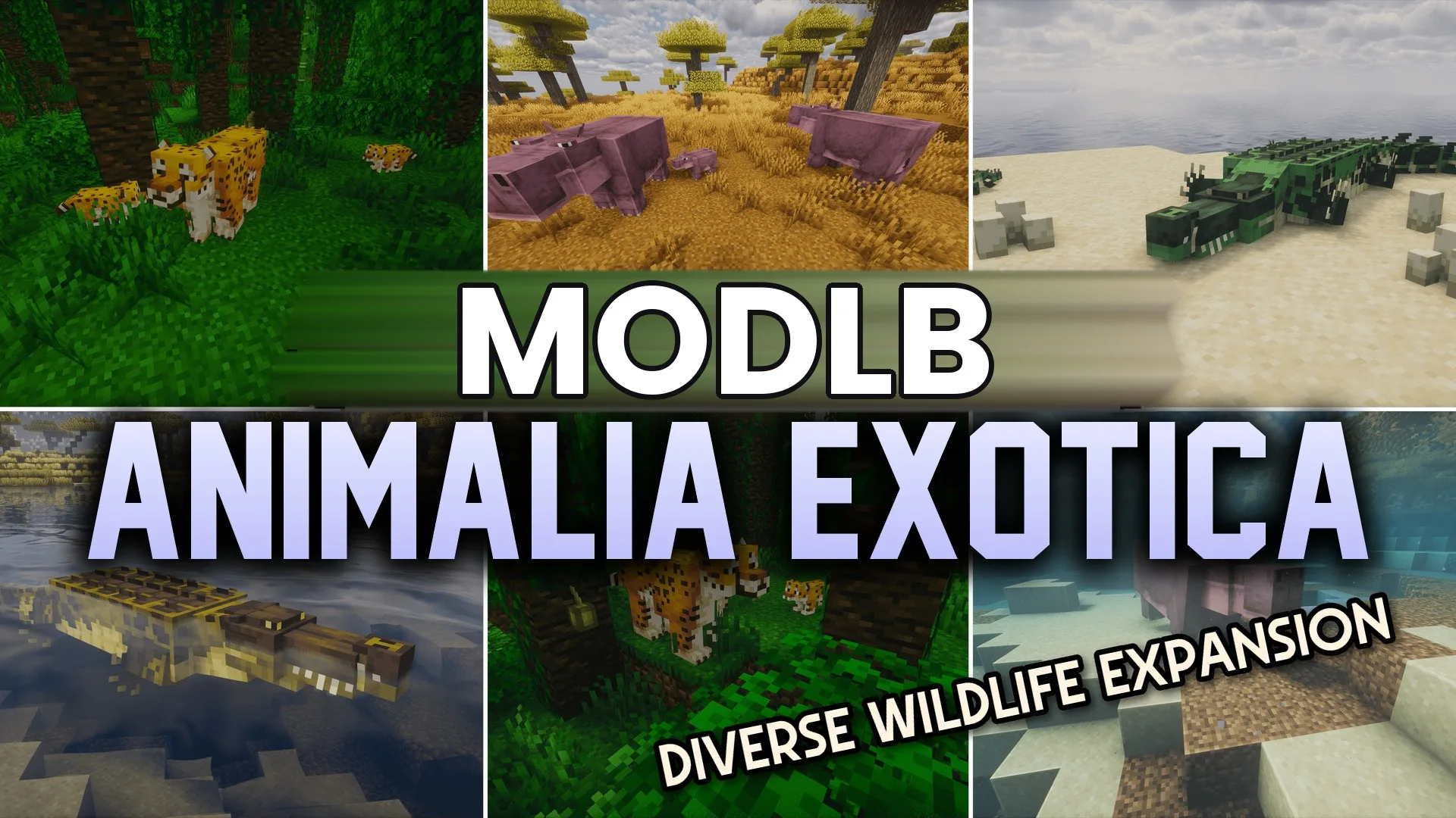 Animalia Exotica Mod (1.20.1) – Bring Vanilla Biomes to Life with Wild Animals cover art