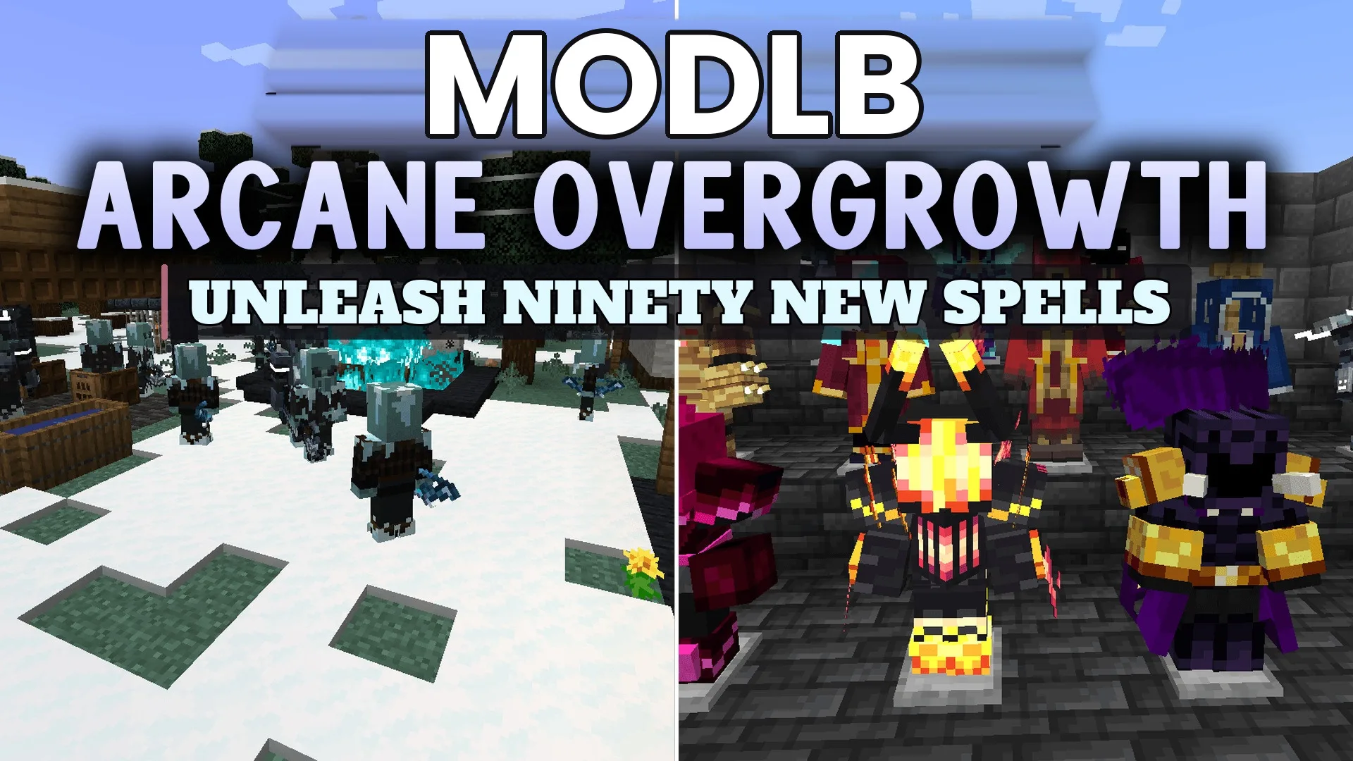 Arcane Overgrowth Mod (1.21.1) – Master Dark Magic and Battle Rival Spellcasters cover art