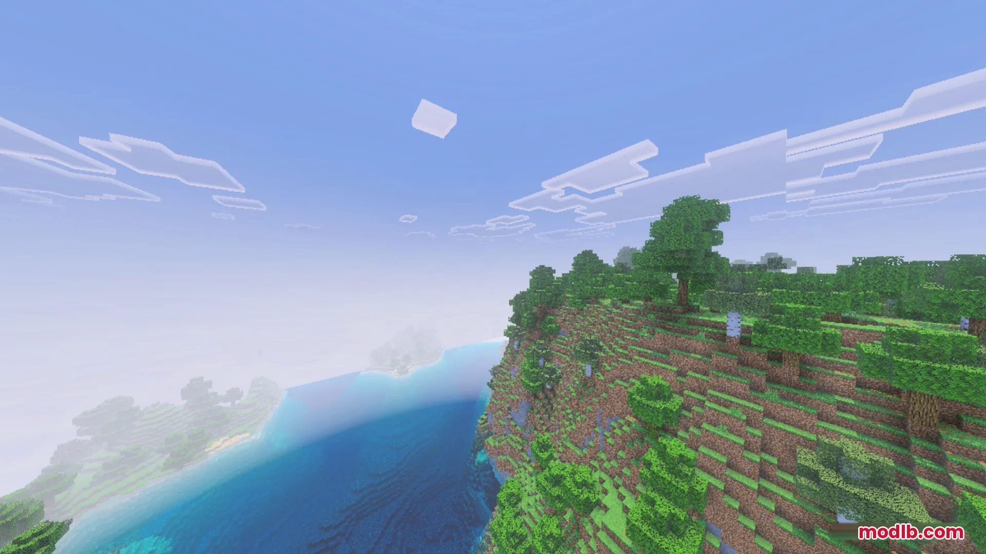 Better Animated Nature features lush green trees on a scenic cliffside landscape