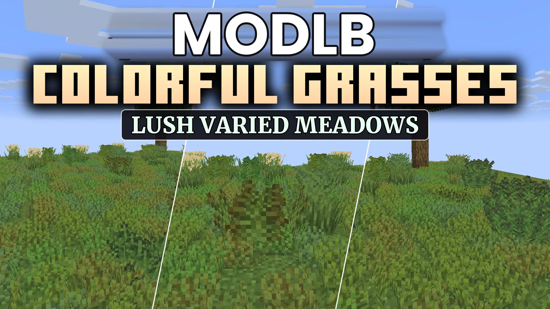 Colorful Grasses 9minecraft Resource Pack (26.2) – Lush Foliage Across Wild Meadows cover art