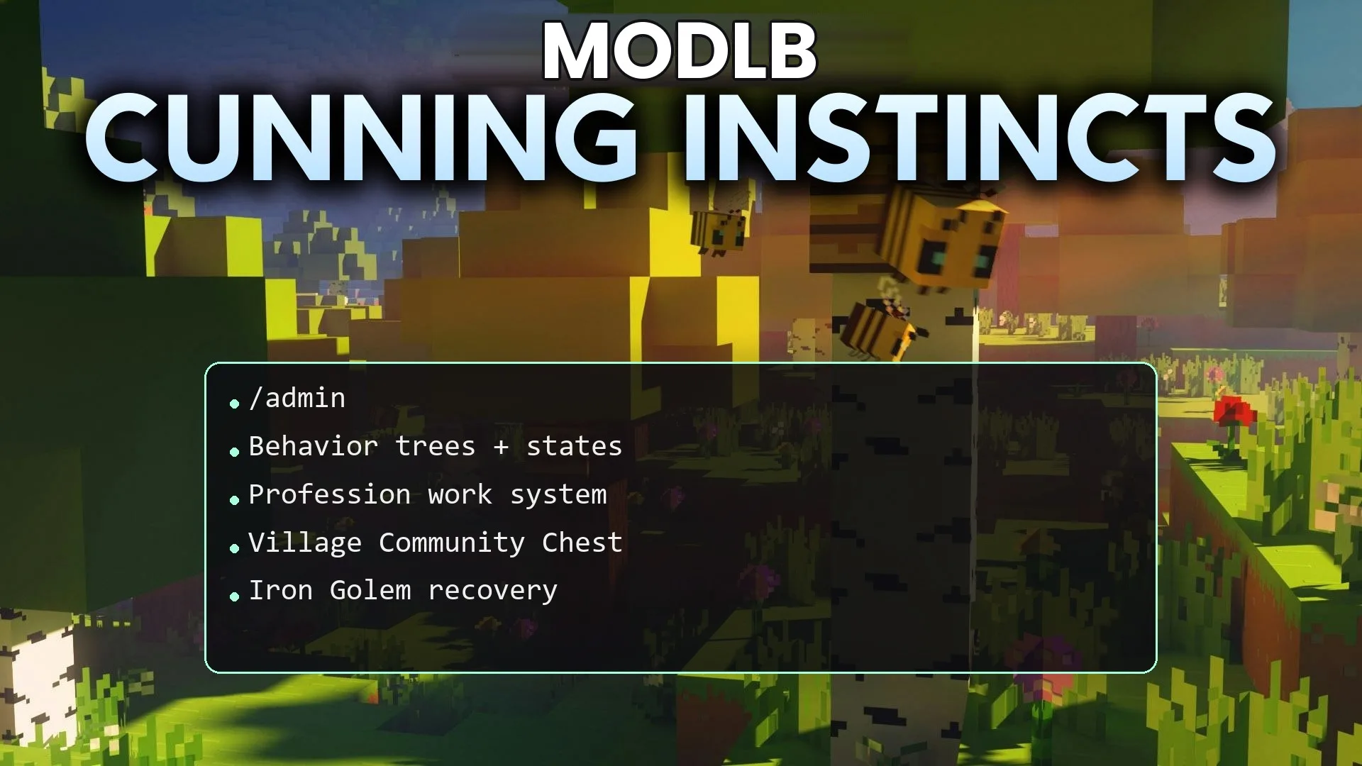 Cunning Instincts Plugin (26.2, 1.20.1) – Make Monsters Fight Smart cover art