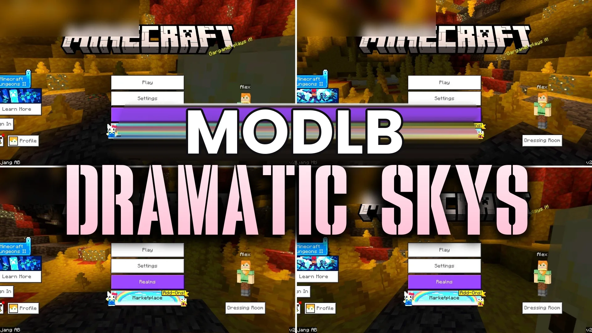 Dramatic Skys Shader (1.21, 1.20) – Ultra Realistic Hd Clouds
