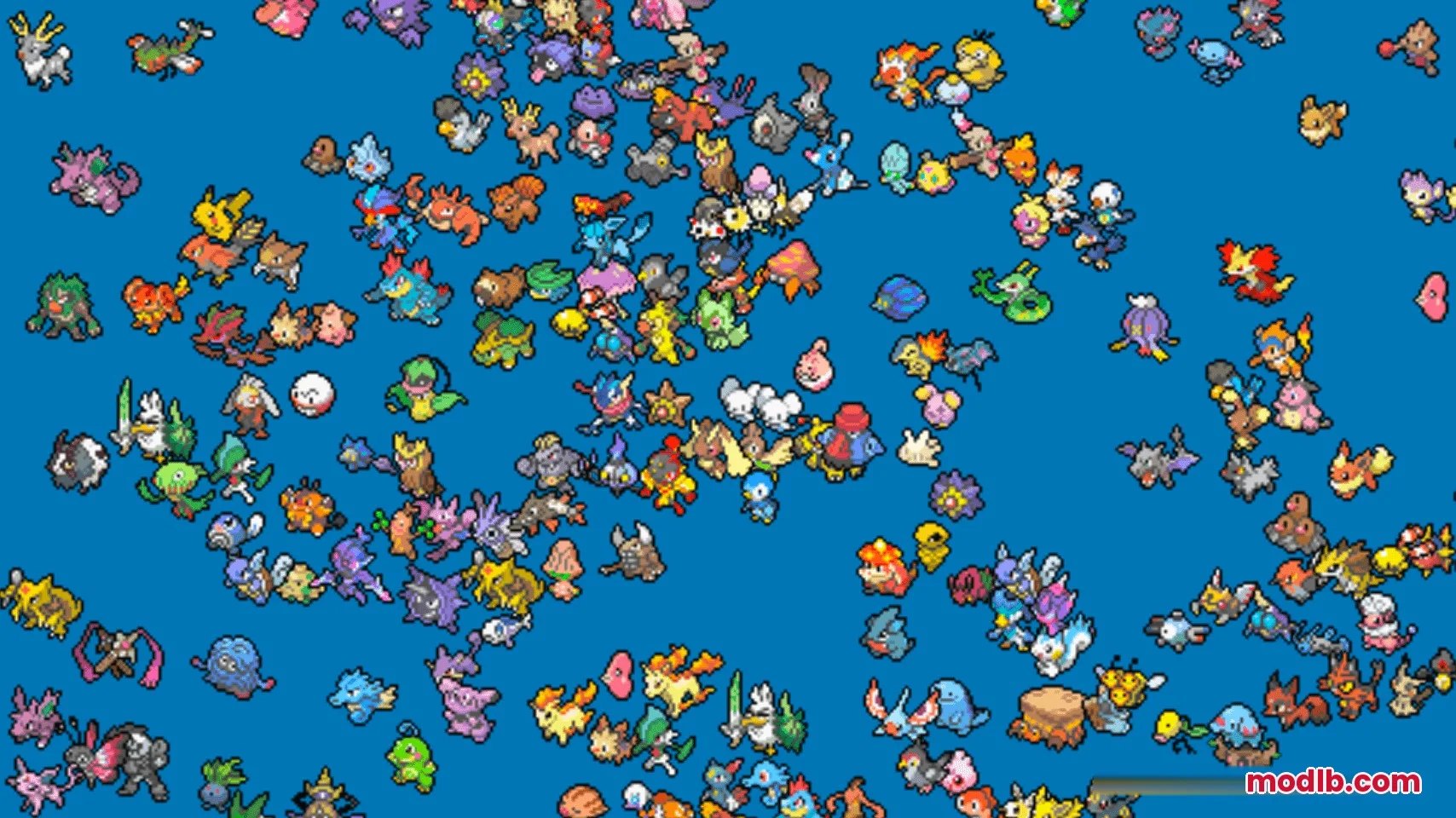 A collection of custom Pokemon icons included in the Cobblemon resource pack