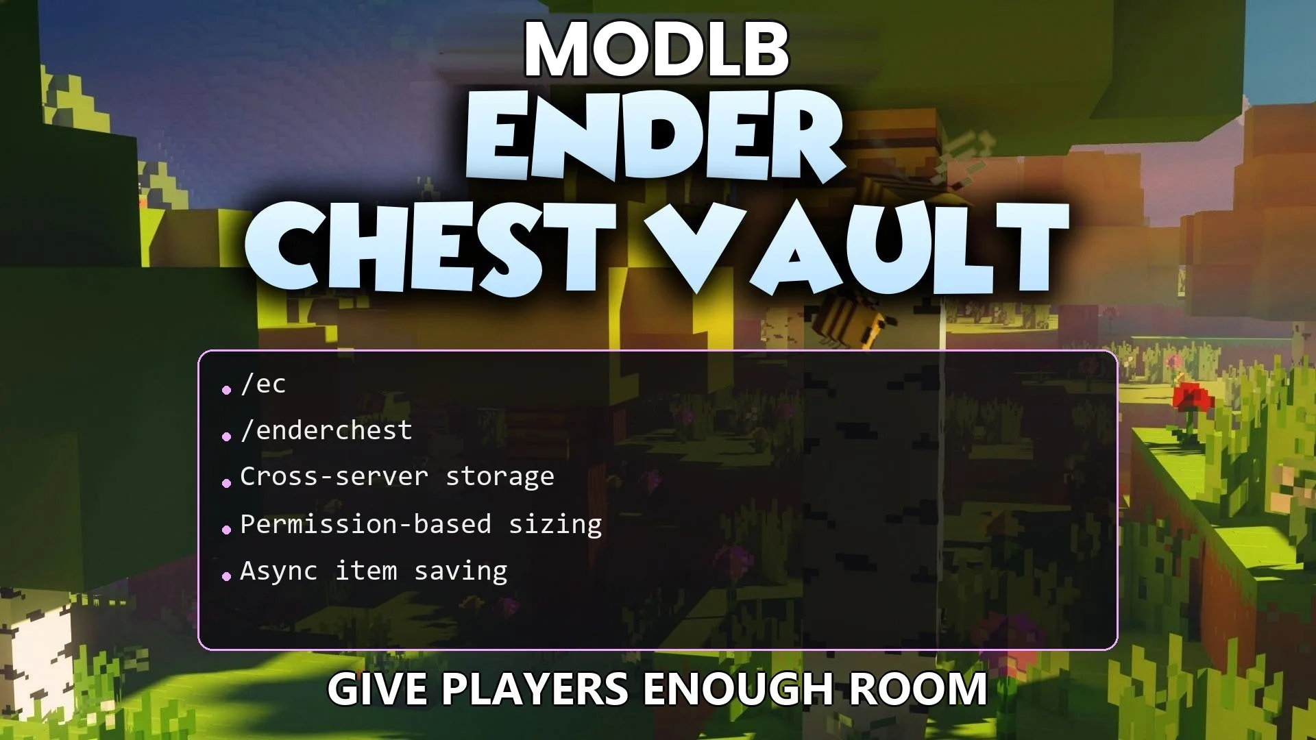 Ender Chest Vault Plugin (1.21.11, 1.21.1) – Give Players Enough Room