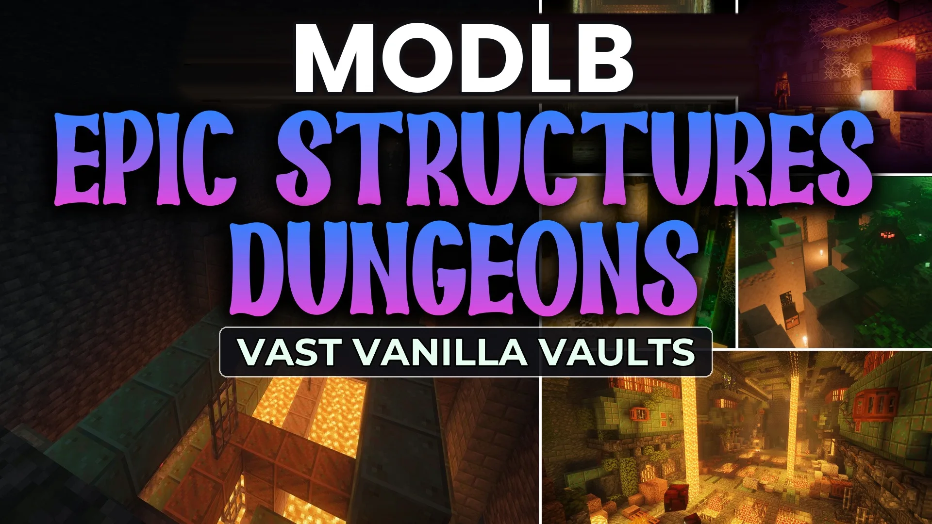 Epic Structures Dungeons Data Pack (26.2, 1.20.1) – Brave Huge Dungeons