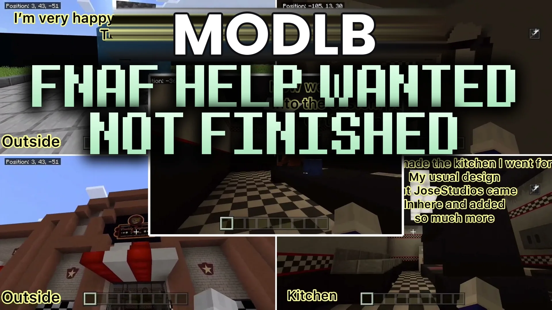 Fnaf Help Wanted Not Finished Map (26.2, 1.20.1) – Survive the Haunted Pizzeria