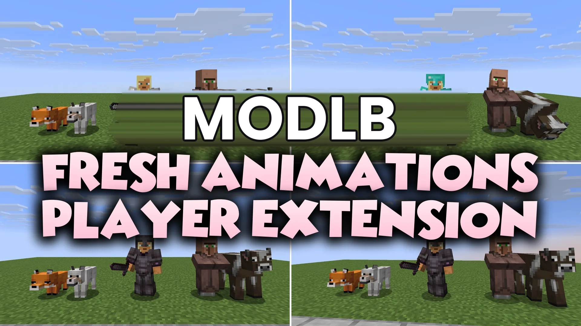 Fresh Animations Player Extension 9minecraft Resource Pack (26.2) – Expressive Animated Player Models cover art