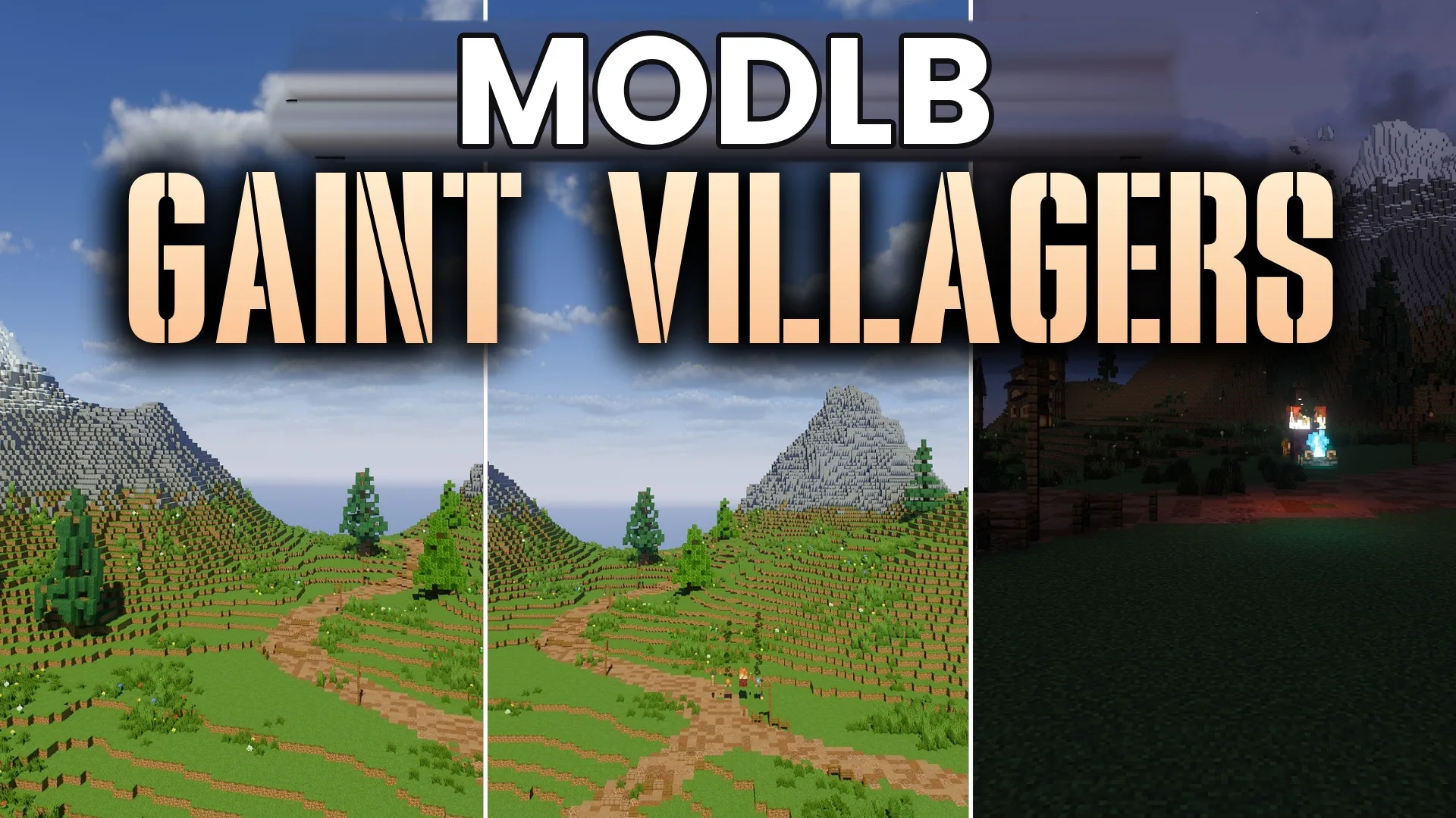 Gaint Villagers Shaders (26.2, 1.20.1) – Realistic and Fantasy Lighting Presets