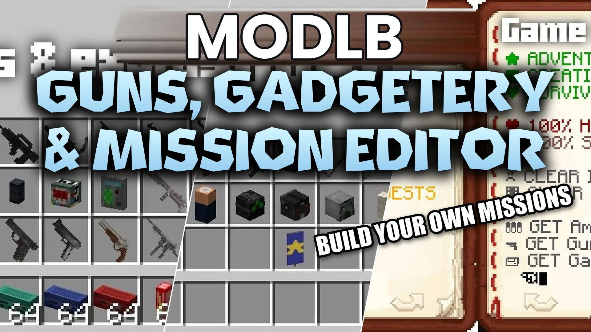 Guns Gadgetery & Mission Editor Data Pack (26.2, 1.21.11)