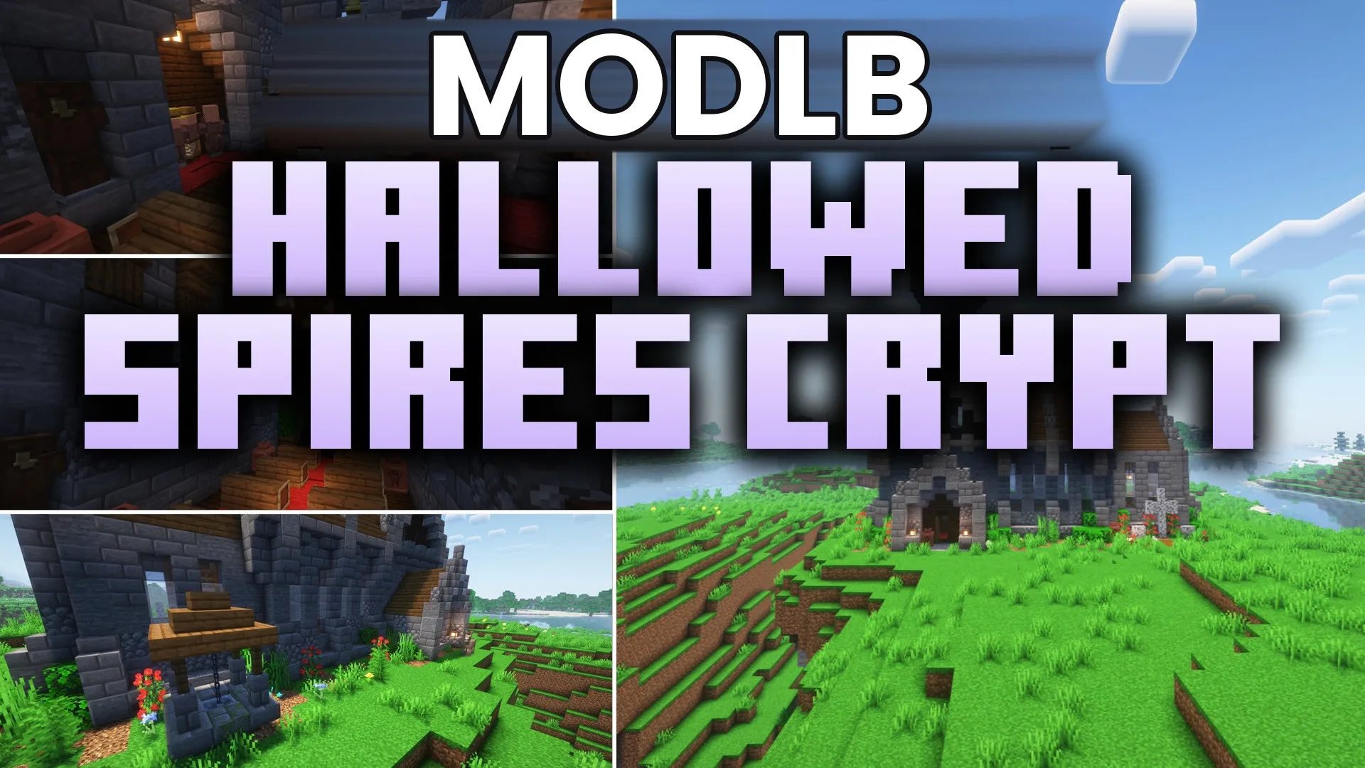 Hallowed Spires Crypt Mod (26.2, 1.20.1) – Find Gothic Churches with Hidden cover art