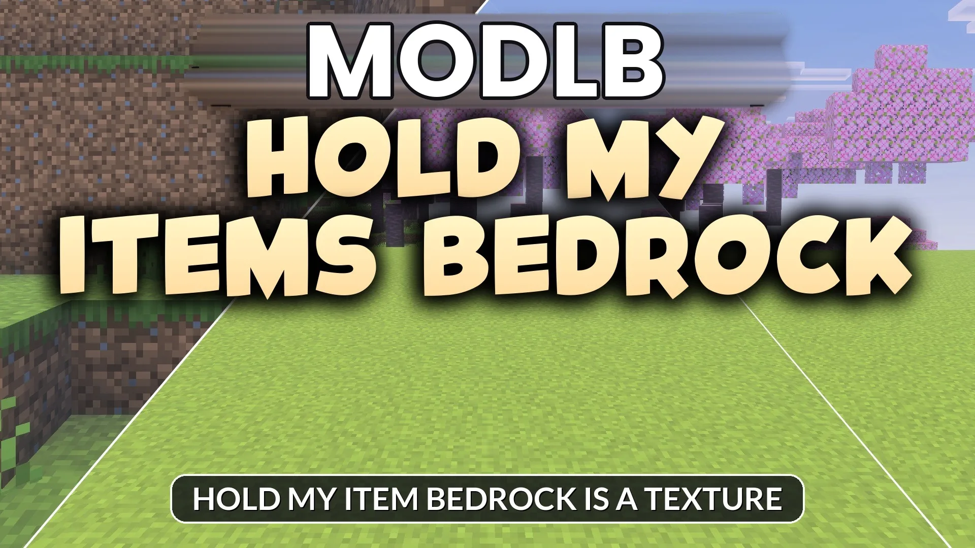 Hold My Items Bedrock Texture Pack (1.21) – Better Held Item Positions and Views