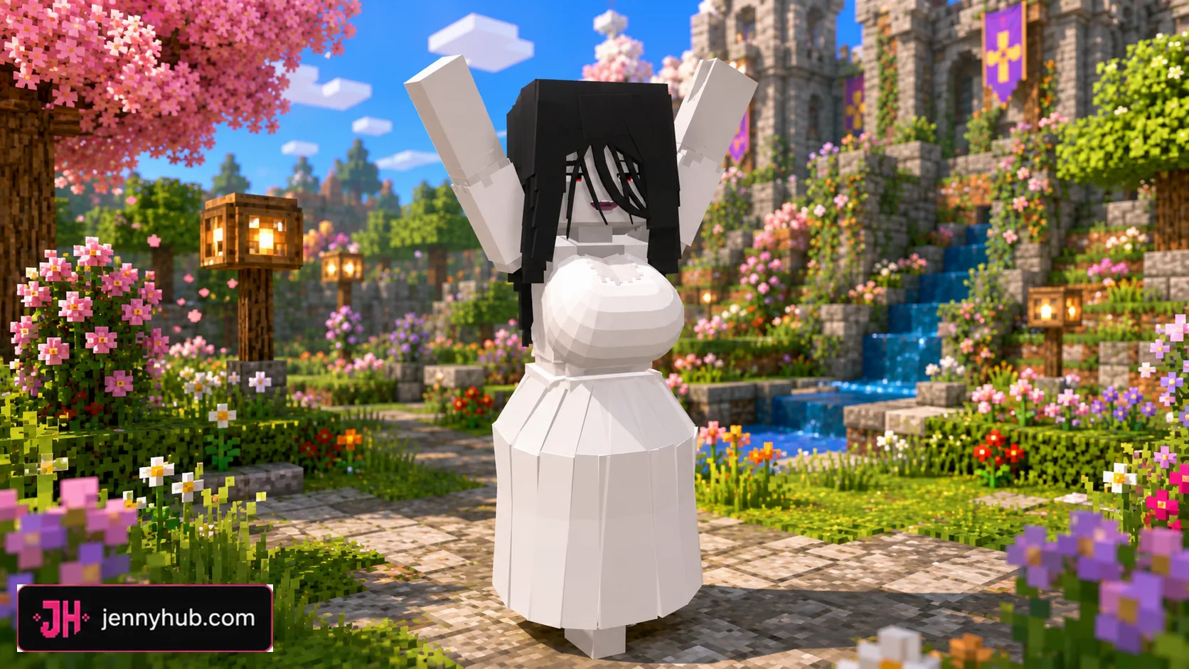 Jenny Mod Allie Pack preview for Minecraft PE and Bedrock