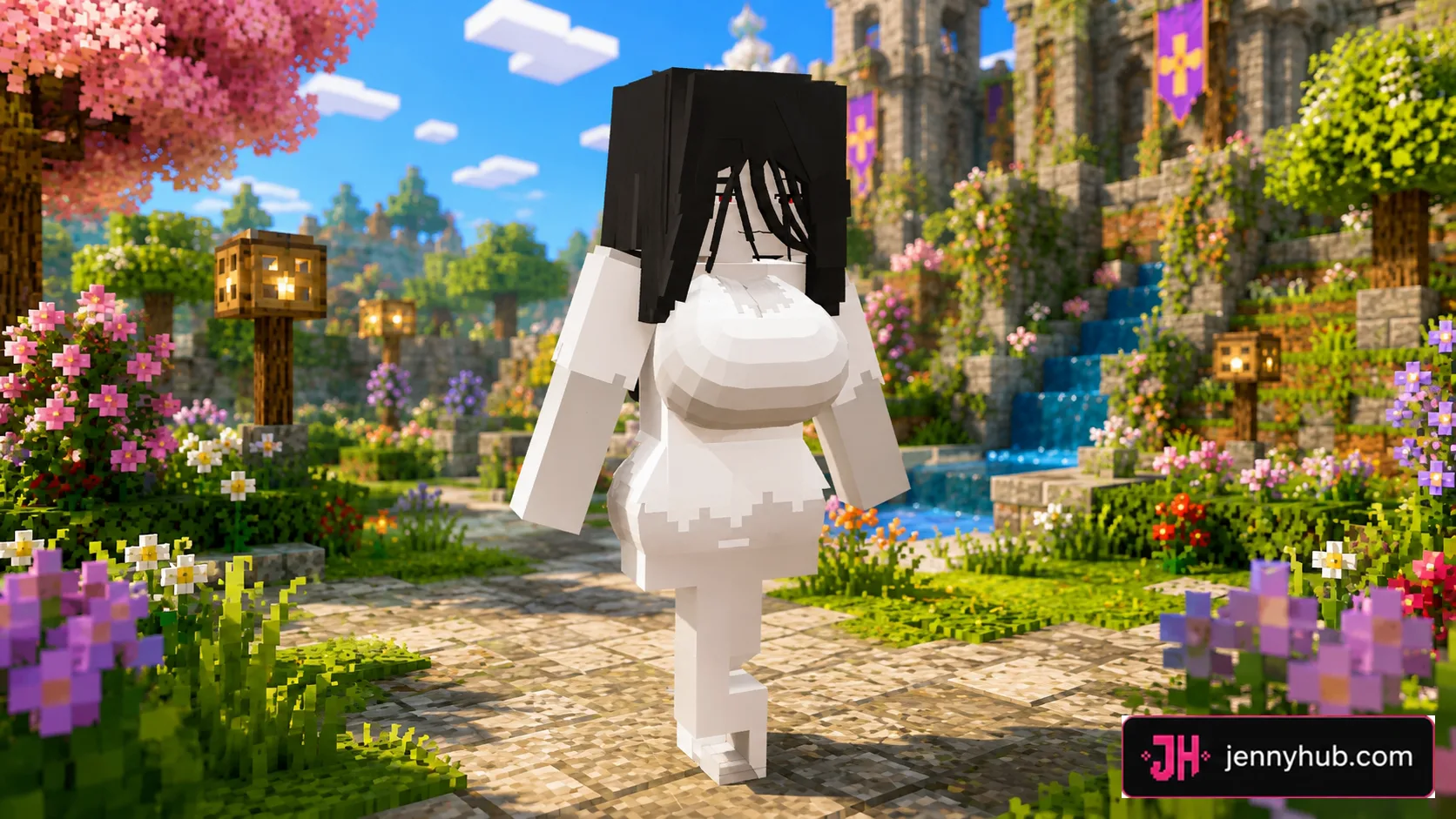 Anime inspired Allie add-on for Minecraft Bedrock