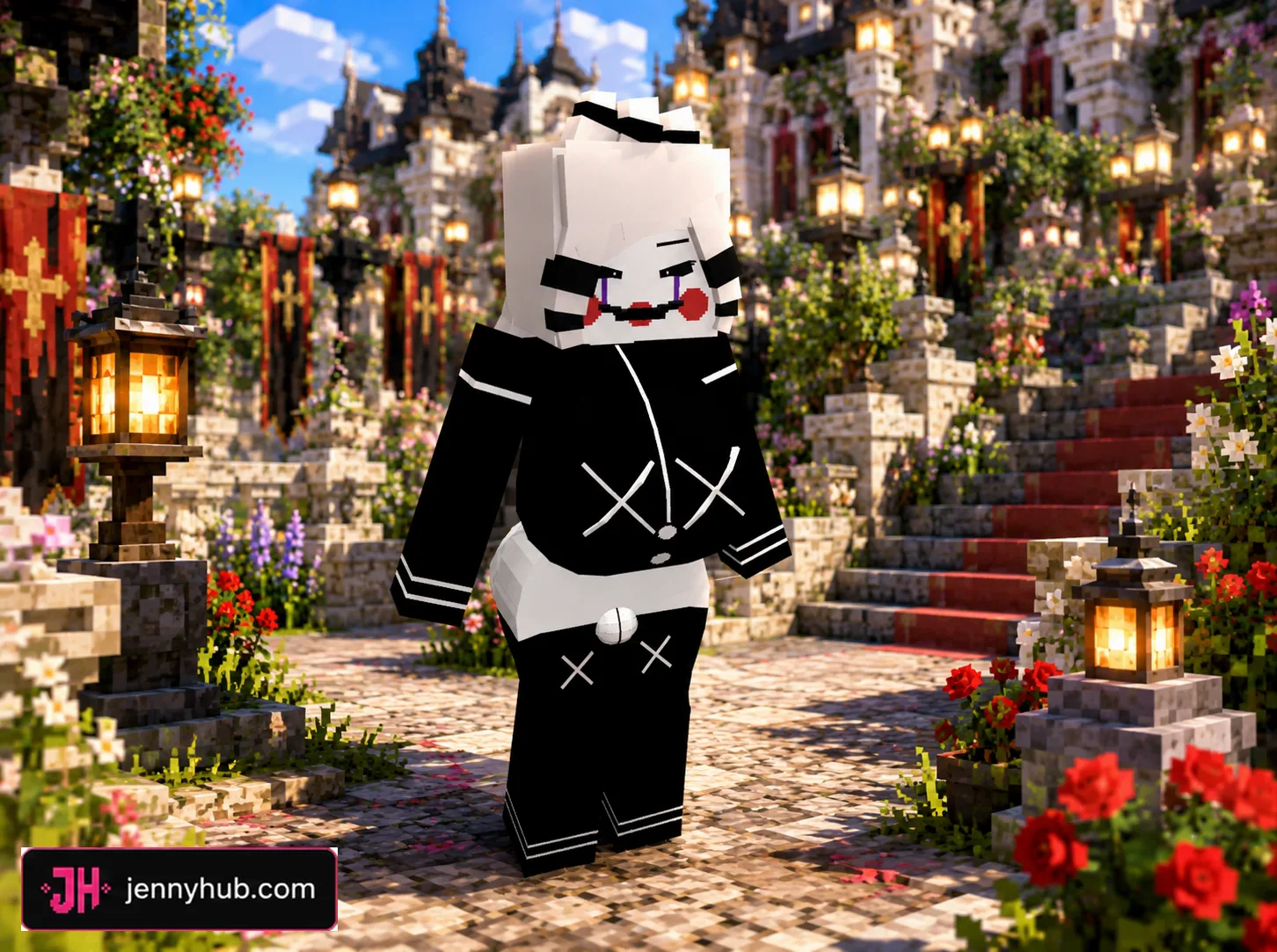 Community made Allie model for Minecraft Bedrock
