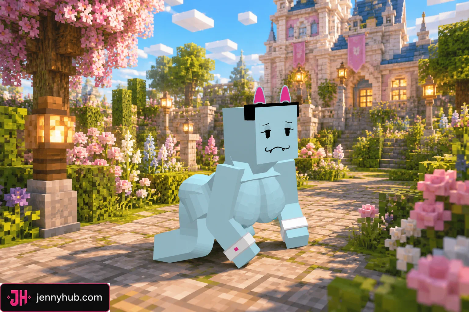 Jenny Mod Bee Pack model replacement preview for Minecraft PE