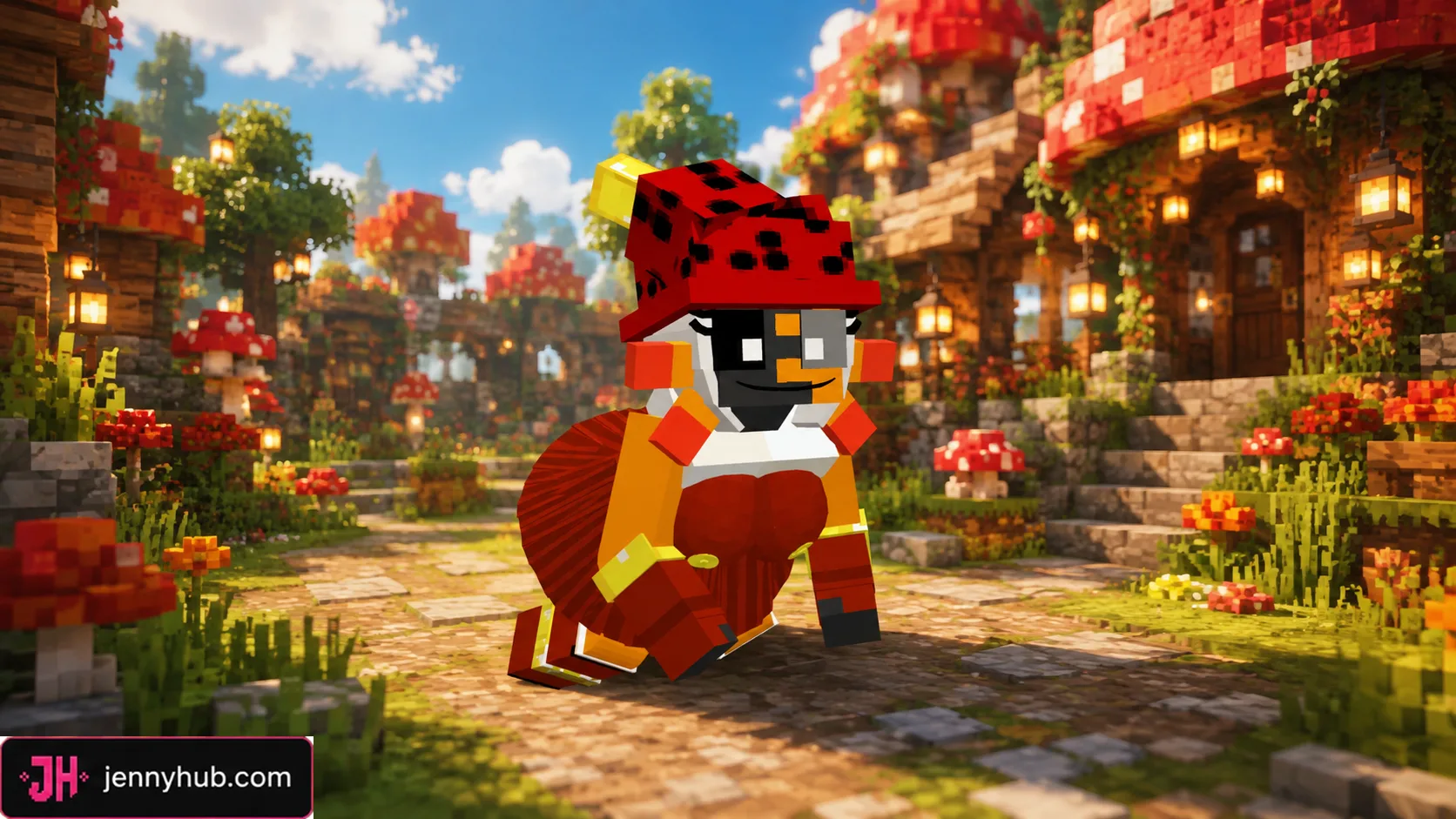 Lite Bee texture replacement preview for Minecraft mobile
