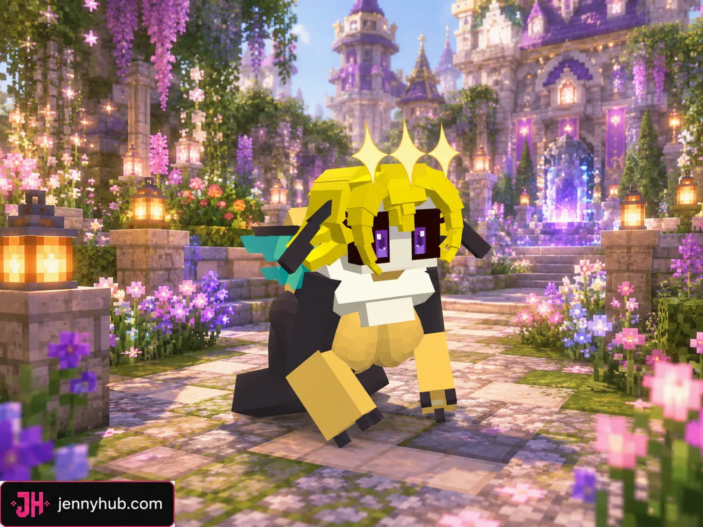 Bee character variant for Minecraft PE and Bedrock