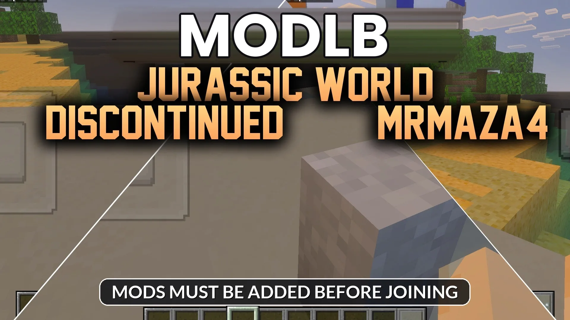 Jurassic World DISCONTINUED ~~ MrMaza4 Map (1.21) – Tour a Peaceful Dinosaur
