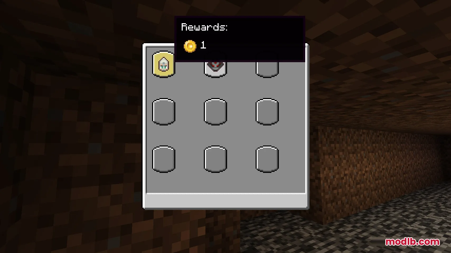 Bounty reward screen showing a grid of targets and gold coin rewards