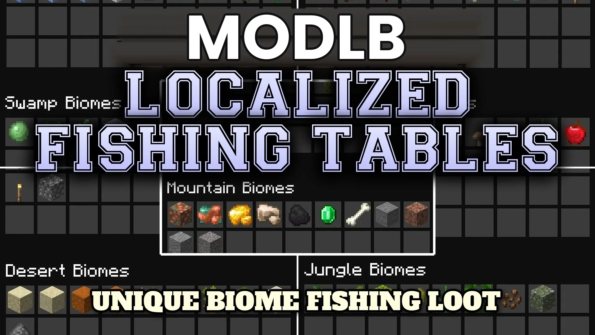 Localized Fishing Tables Data Pack (26.2, 1.20.1) – Catch Rare Treasures cover art