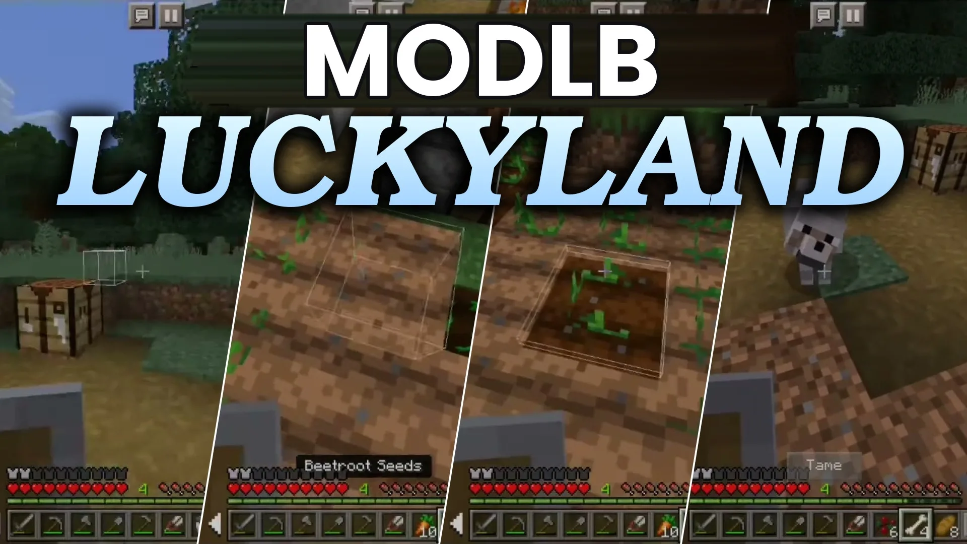 LuckyLand Map (26.2, 1.20.1) – Survive a Town Built on Chance