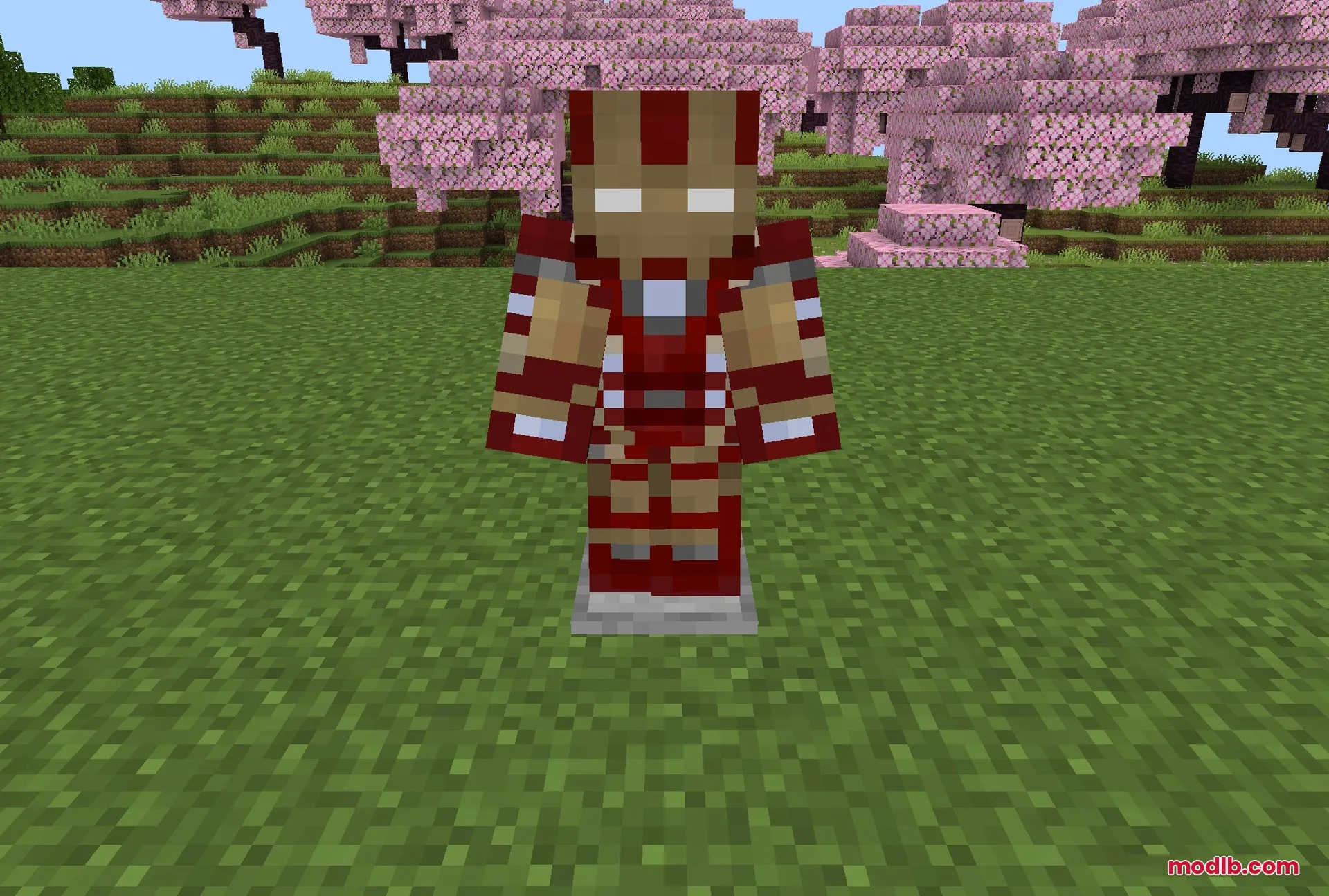 Marvel & Dc Superhero's Addon Screenshot 1 The Iron Man suit, worn front and centre