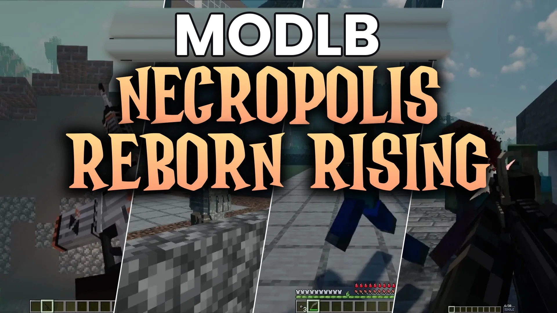 Necropolis Reborn Rising Map (26.2, 1.20.1) – Survive the Zombie Apocalypse cover art