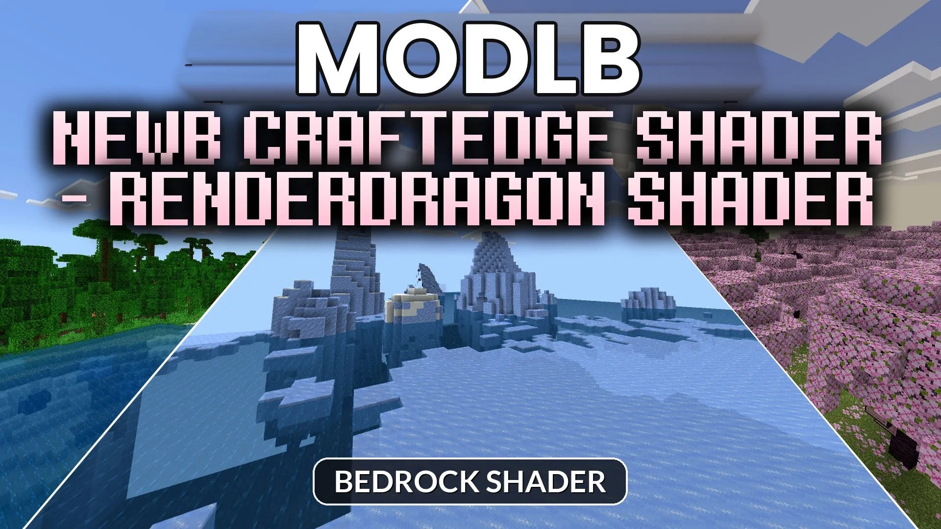 Newb CraftEdge Shader – RenderDragon Shader (26.x) – Volumetric Godrays cover art