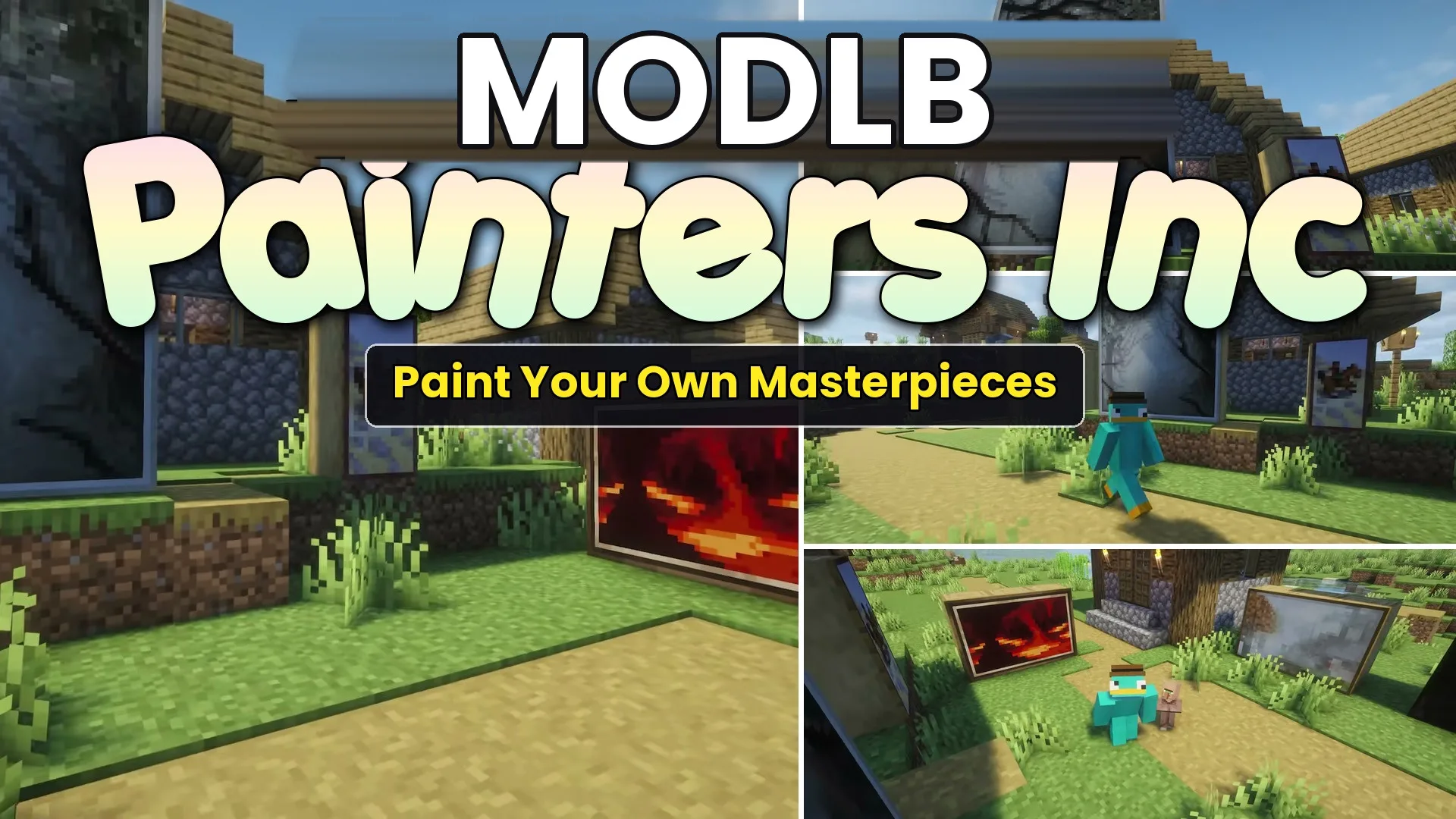 Painters Inc Mod (1.21.1, 1.20.1) – Decorate Your Empty Walls with Custom cover art