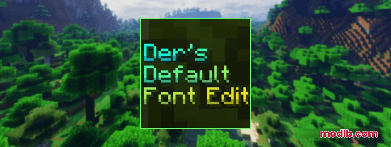 Prism Glyph Standard Resource Pack Screenshot 8 Prism Glyph Standard Resource Pack title card over a blurred forest