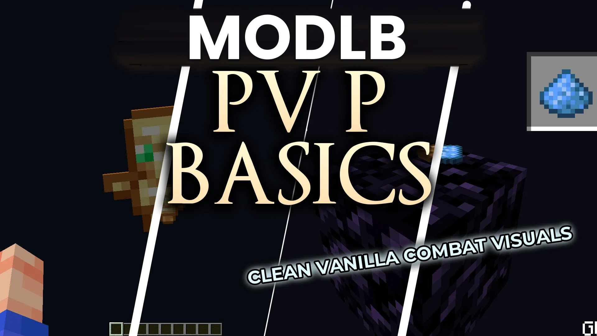 Pv P Basics Resource Pack (26.2, 1.20.1) – Uncluttered Vanilla for Clearer