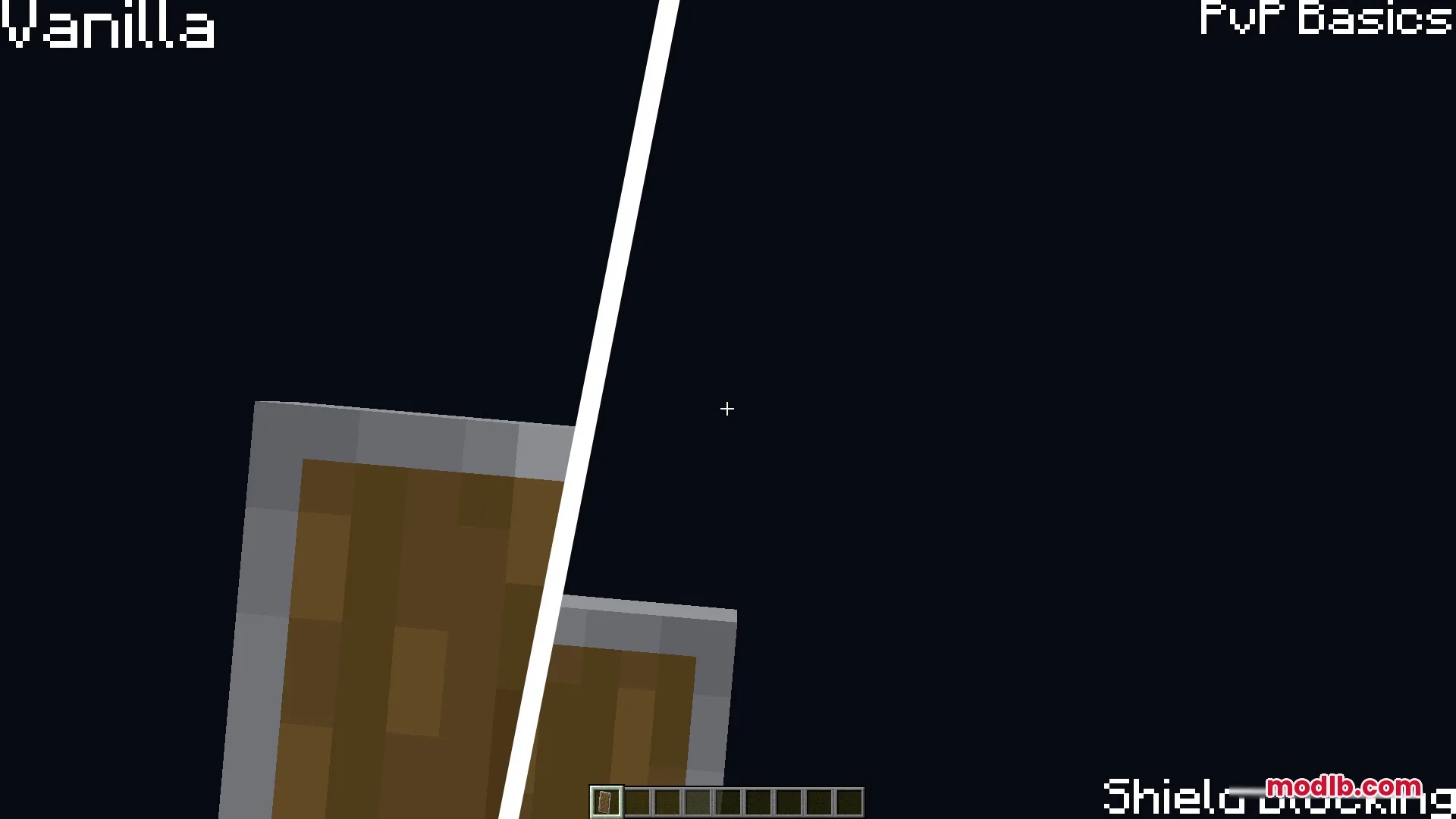 Pv P Basics Resource Pack Screenshot 2 Lower shield position on the screen for improved visibility during combat