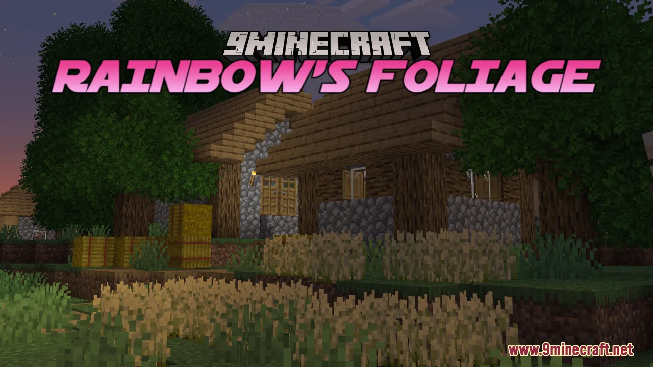 Rainbow’s Foliage Resource Pack (26.2, 1.20.1) – Bushier Leaves for Natural Forests