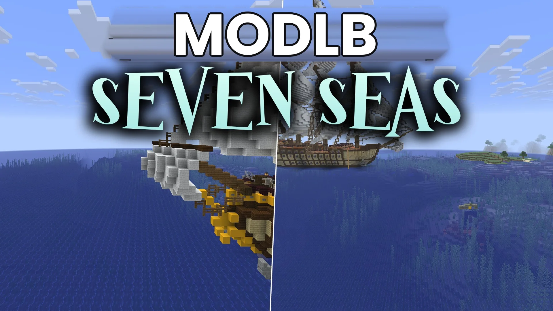 Seven Seas 9minecraft Mod (26.2) – Board and Plunder Hostile Warships cover art