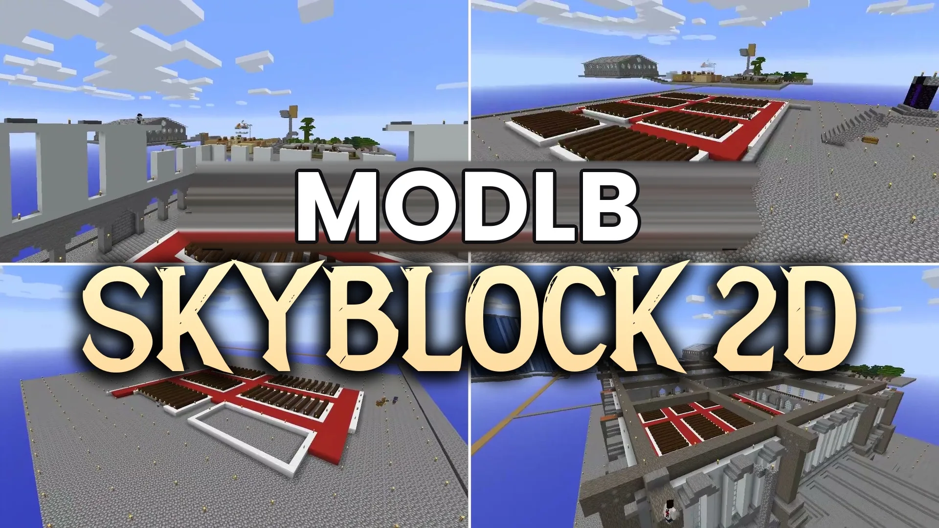 SkyBlock 2D Map (26.2, 1.20.1) – Build a Flat World From Nothing cover art