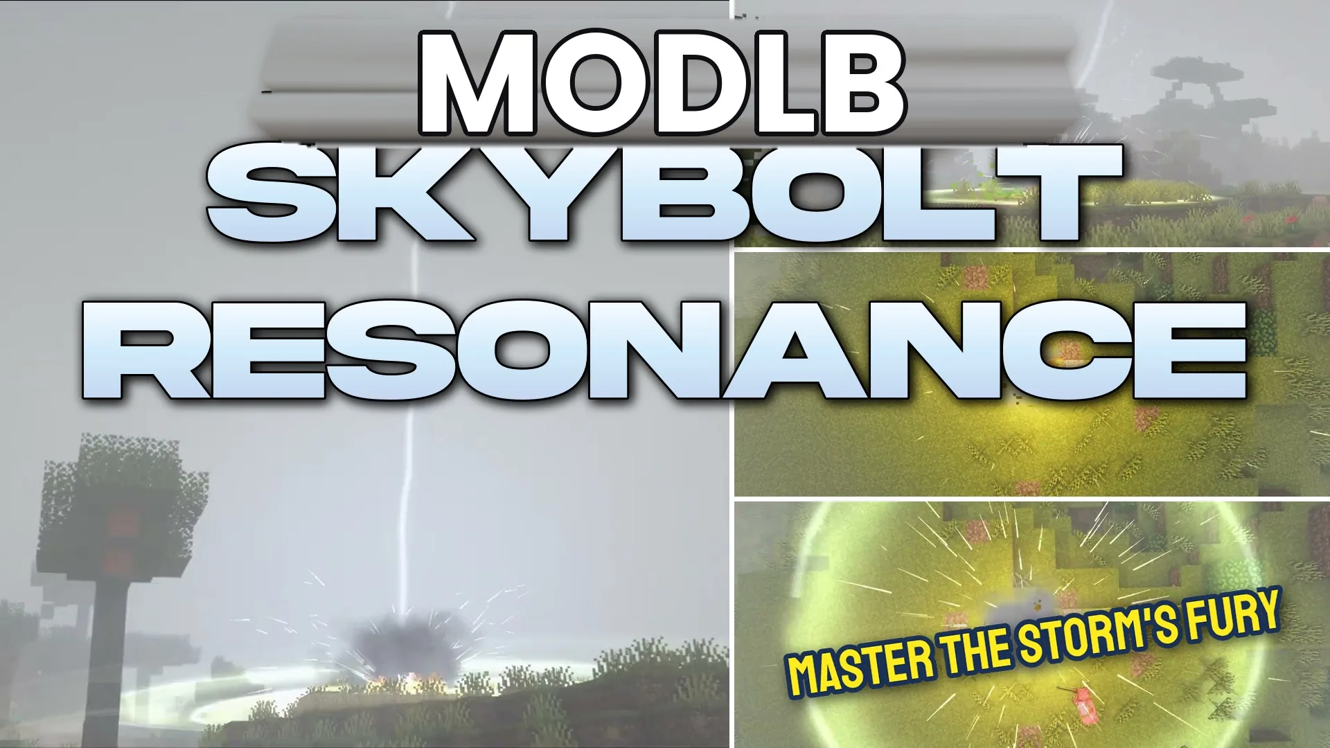 Skybolt Resonance Mod (1.21.1) – Survive Cinematic Thunderstorms with Shockwaves cover art
