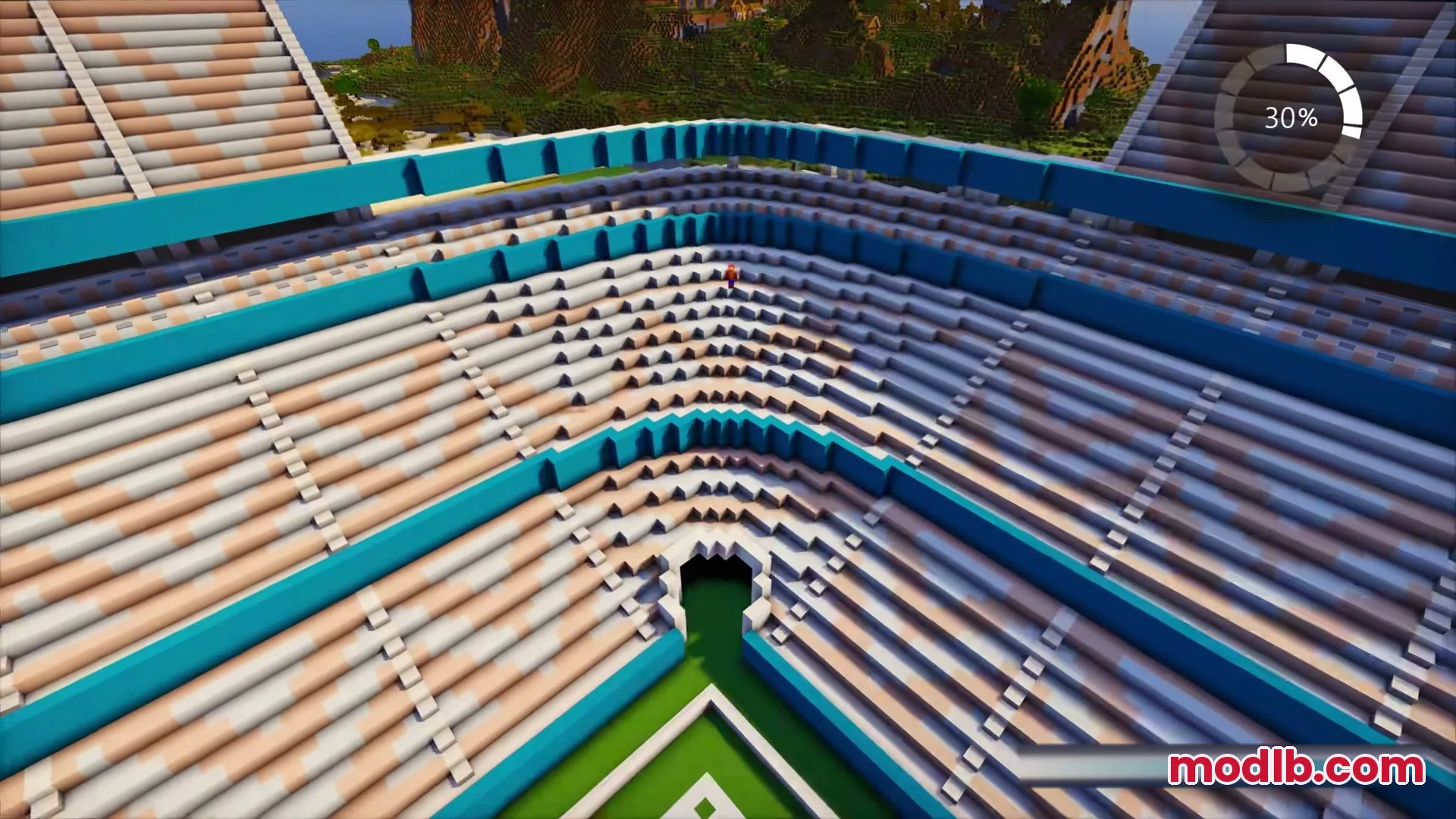 Stadium Sprint Striker Map Screenshot 1