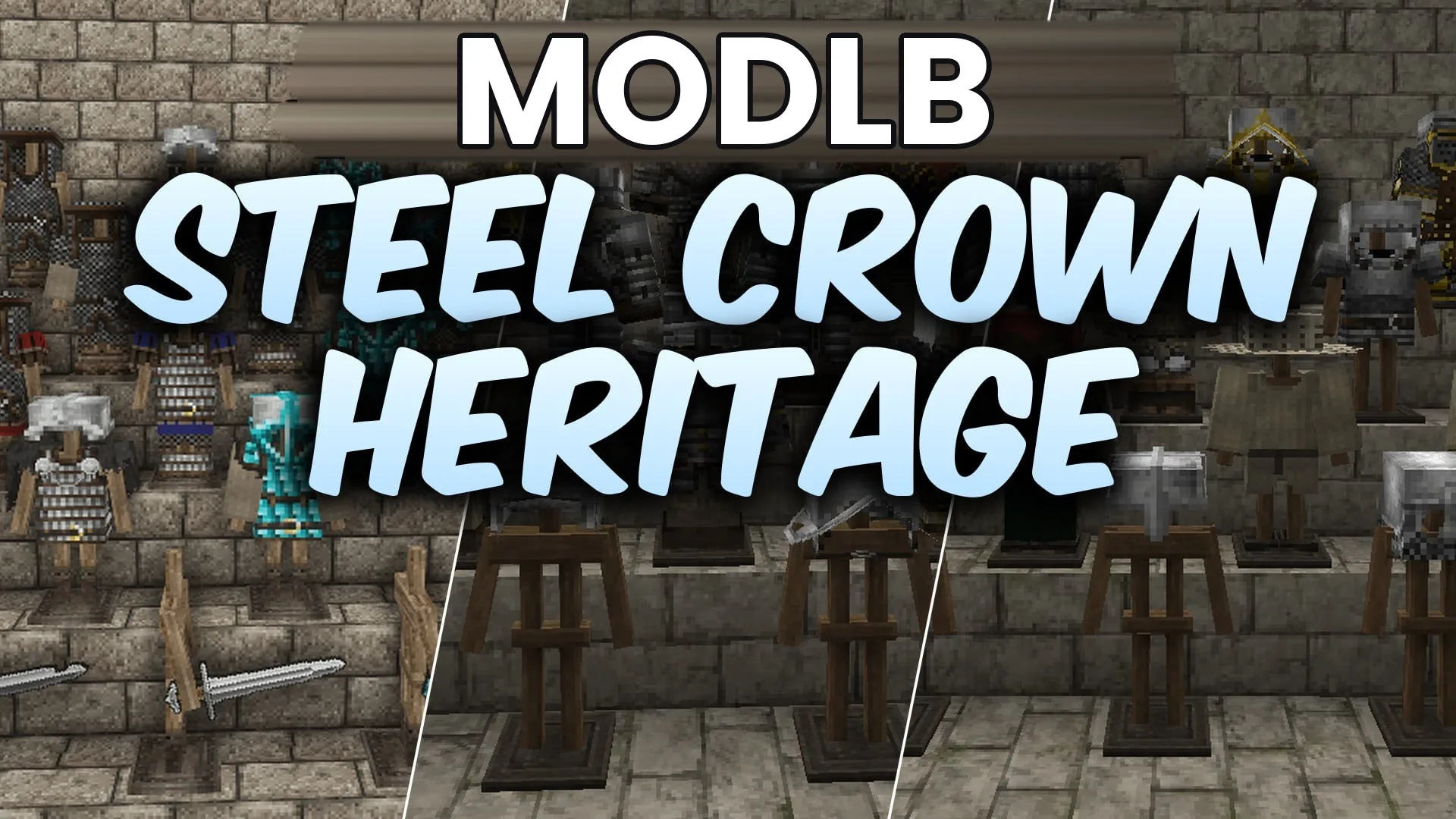 Steel Crown Heritage Resource Pack (1.21.11, 1.20.1) – Crisp Historical Knight