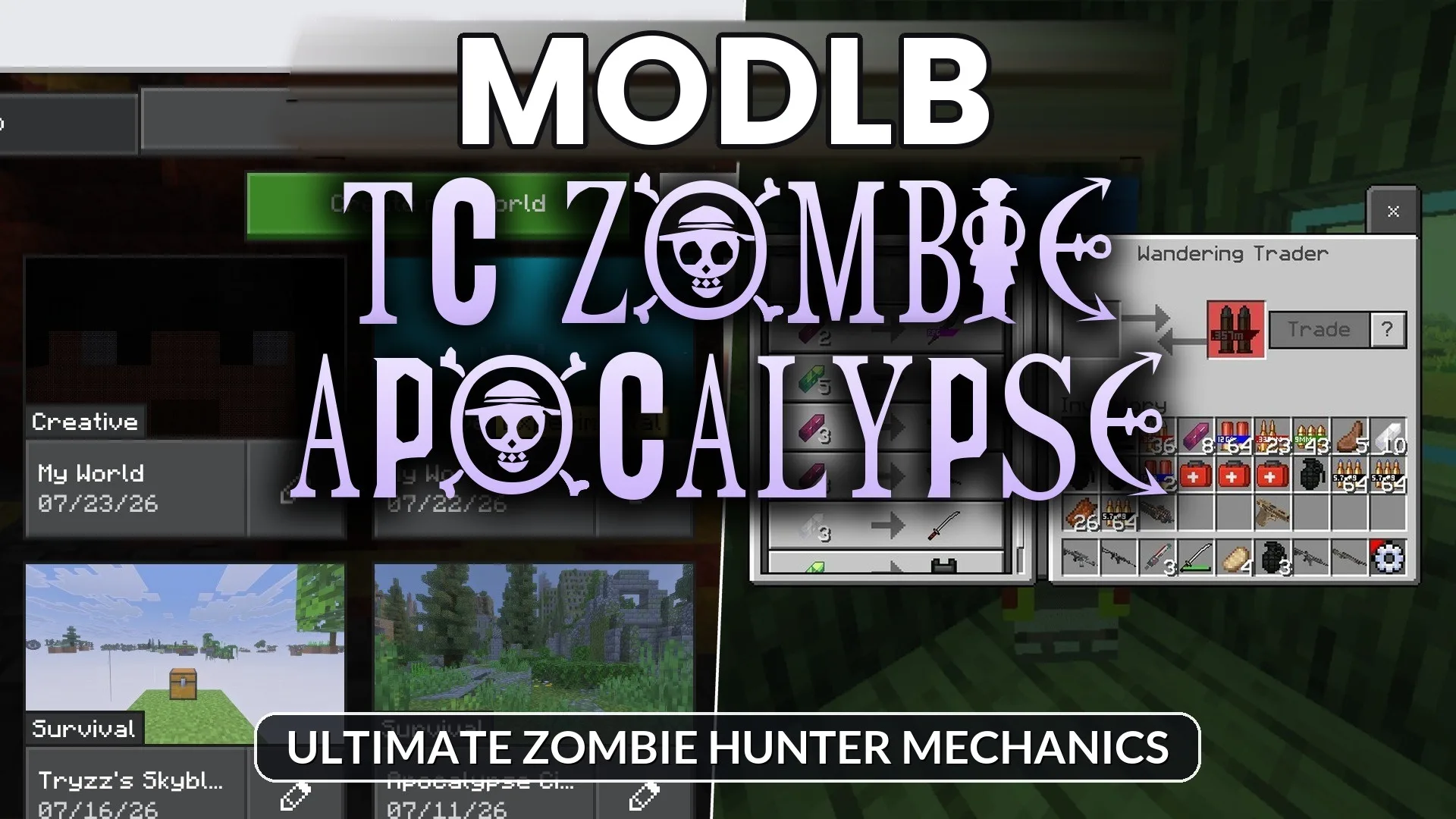 TC Zombie Apocalypse Map (1.21) – Ultimate Zombie Hunter Mechanics