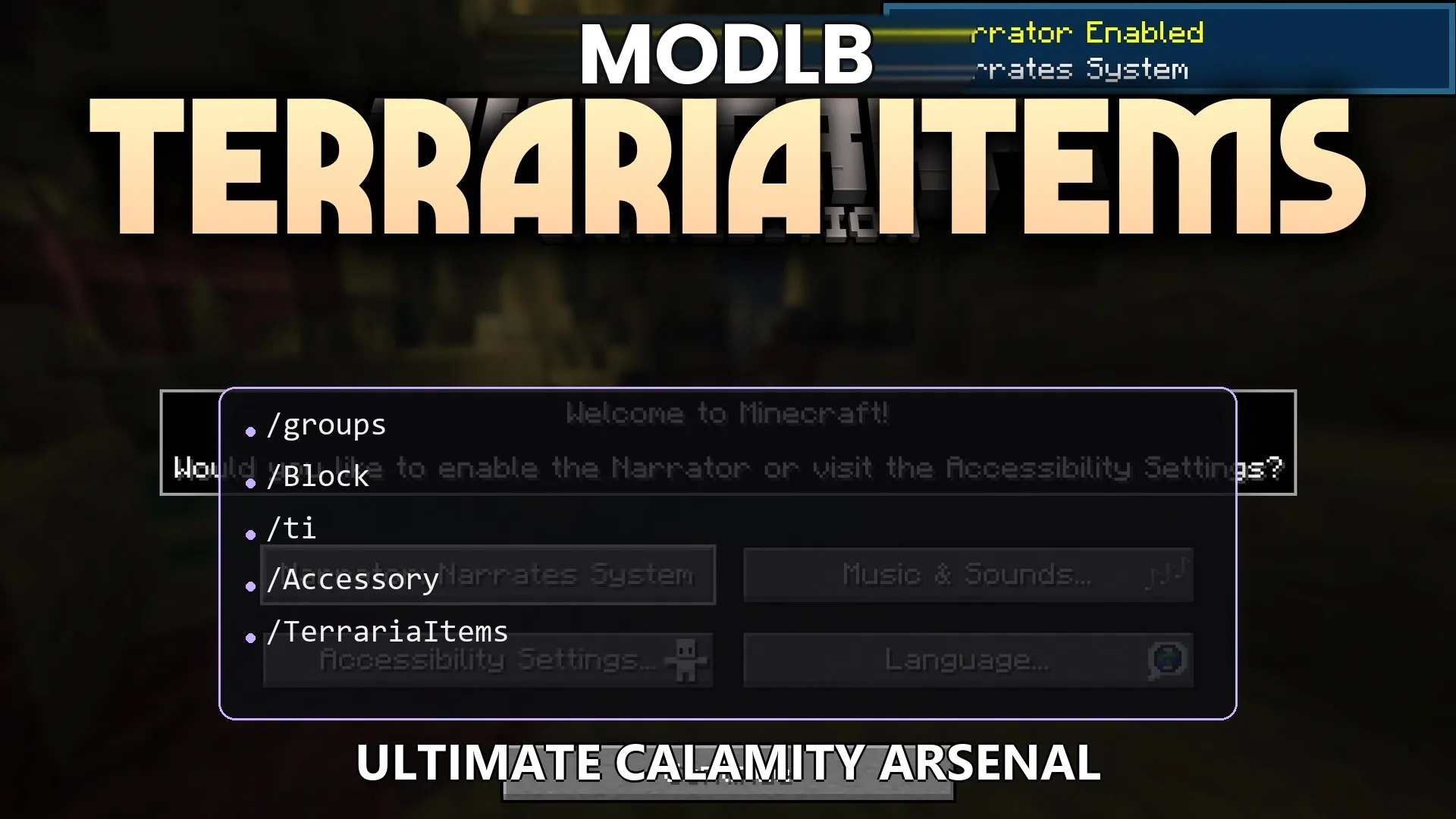 Terraria Items Plugin (26.2, 1.21.11) – Battle Terraria Bosses and Survive