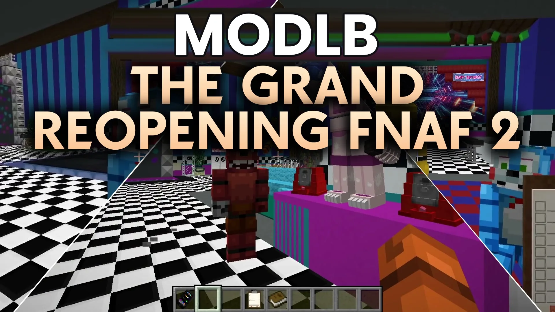 The Grand Reopening FNaF 2 Map (26.2, 1.20.1) – Survive the Haunted Pizzeria