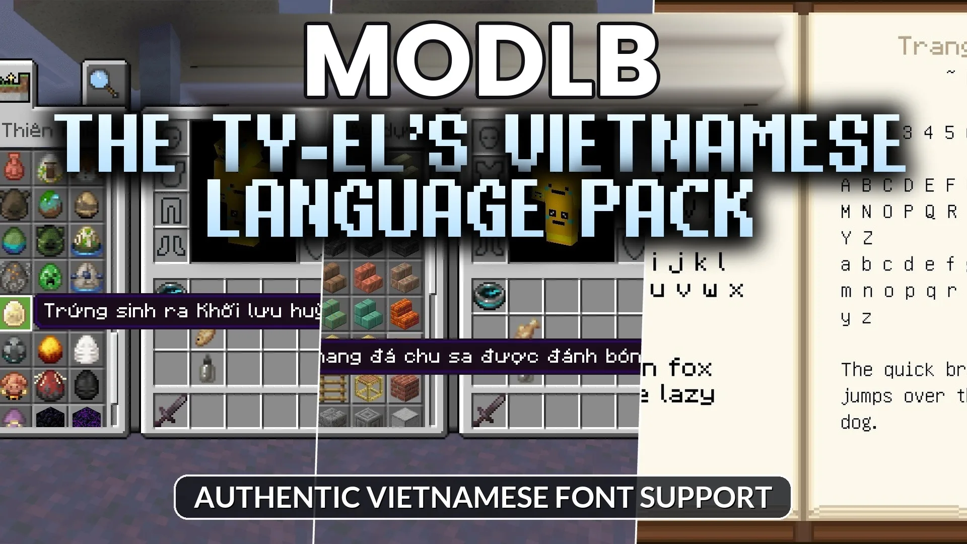 Ty-el’s Vietnamese Language Pack Texture Pack (26.x) – MCPE/Bedrock