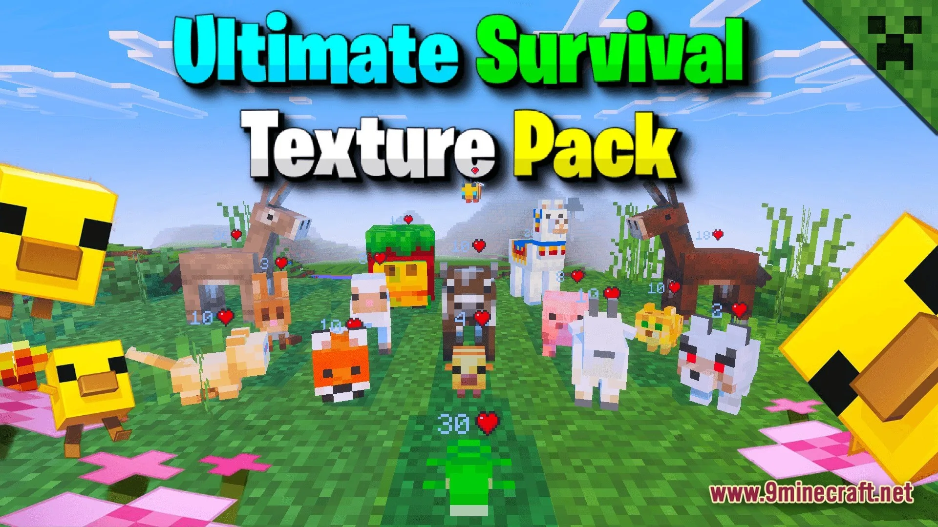 Ultimate Survival USTP Texture Pack (26.x) – MCPE/Bedrock
