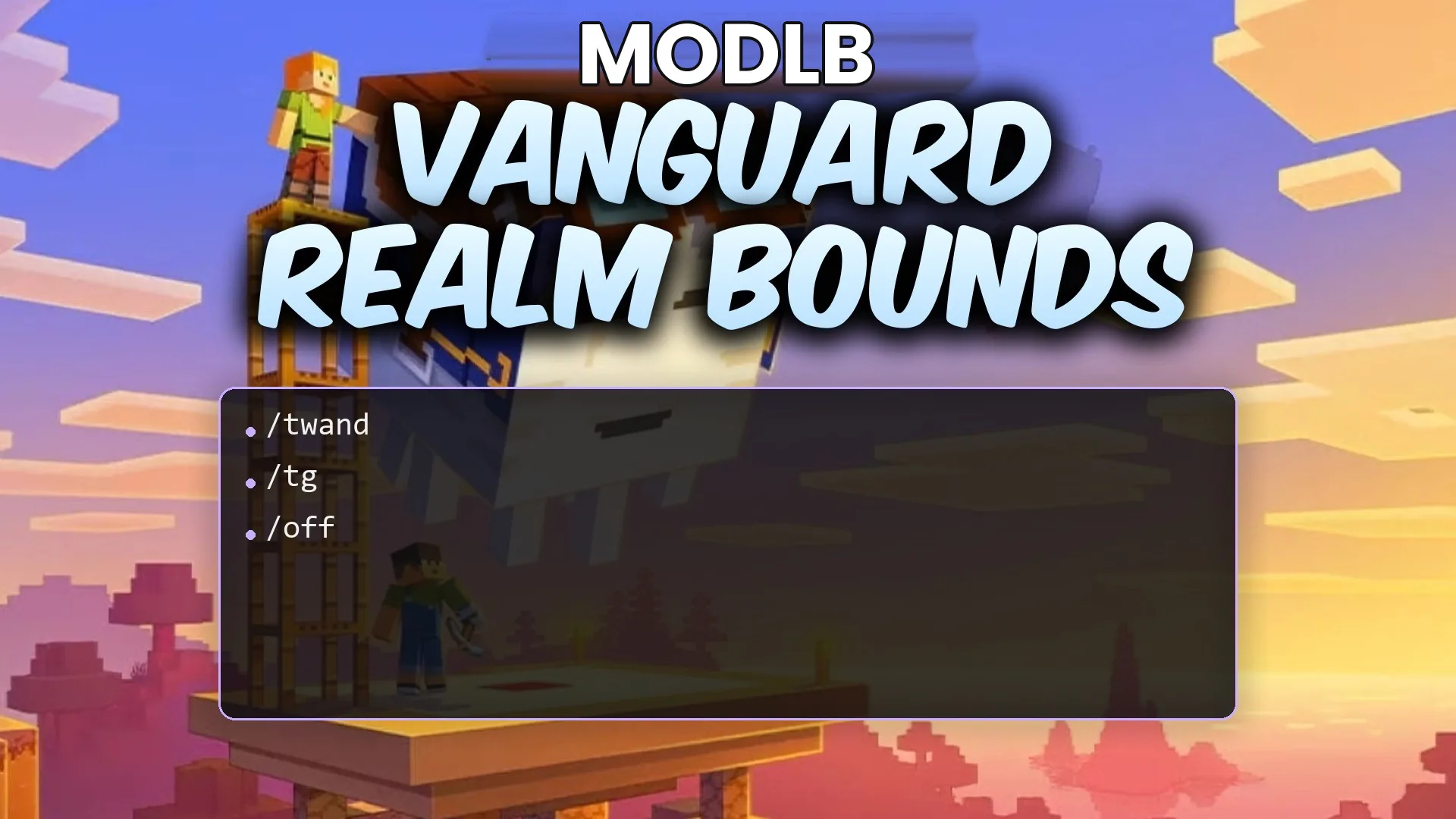 Vanguard Realm Bounds Plugin (26.2, 1.20.1) – Give Players Safe Land cover art