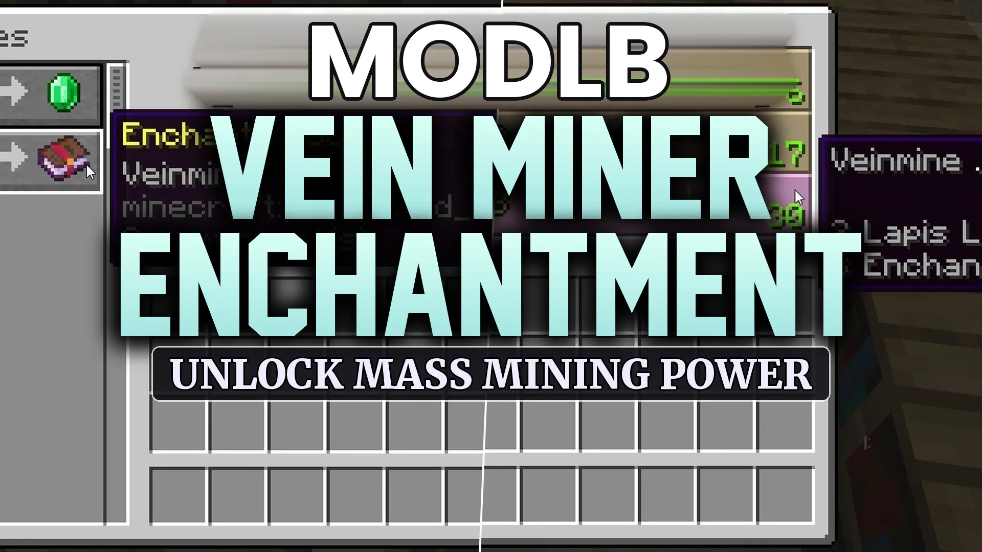 Vein Miner Enchantment Data Pack (26.2, 1.21.11) – Enchant Tools to Mine
