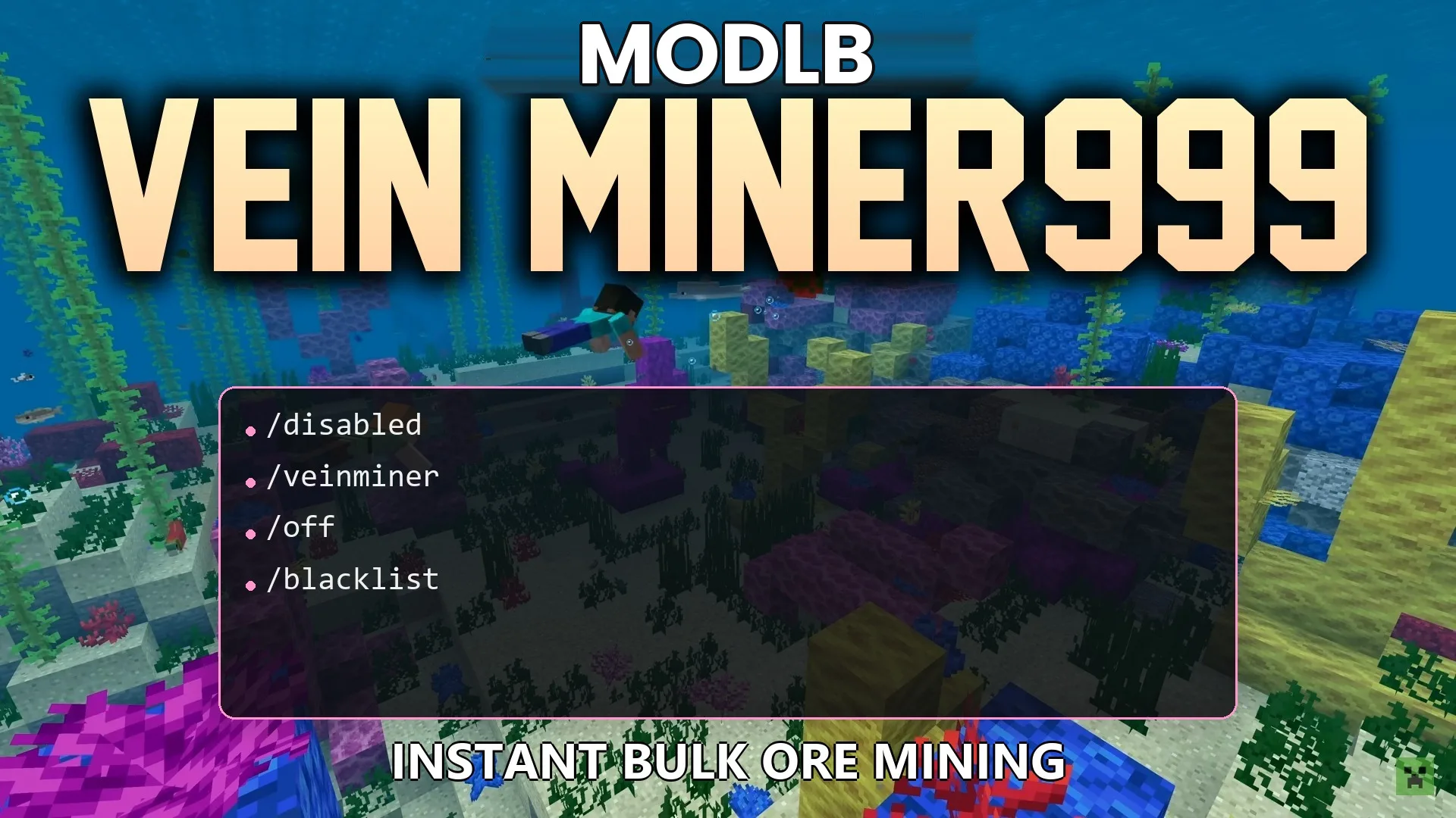 Vein Miner999 Plugin (1.21.11, 1.21.1) – Spend Less Time Grinding