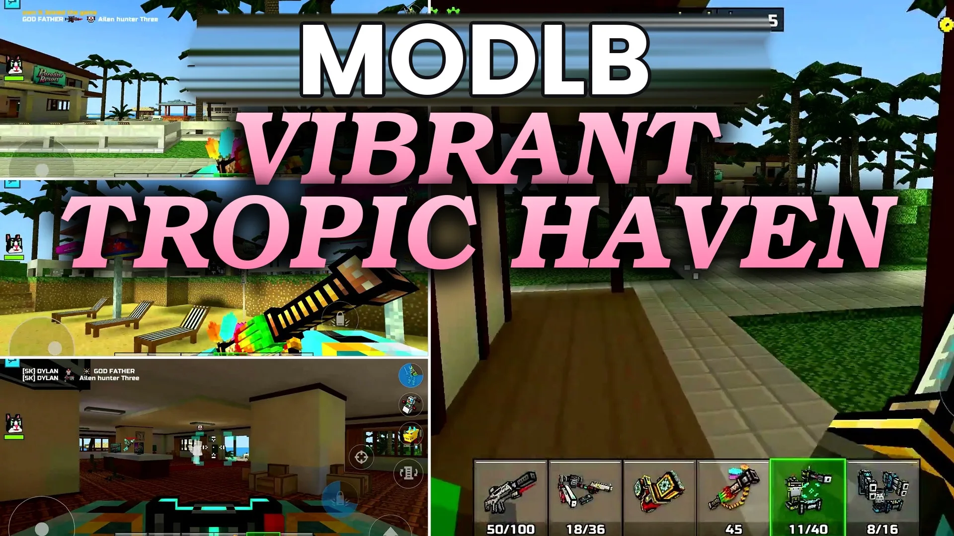 Vibrant Tropic Haven Map (26.2, 1.20.1) – Sunny Beach Minigames with Friends cover art