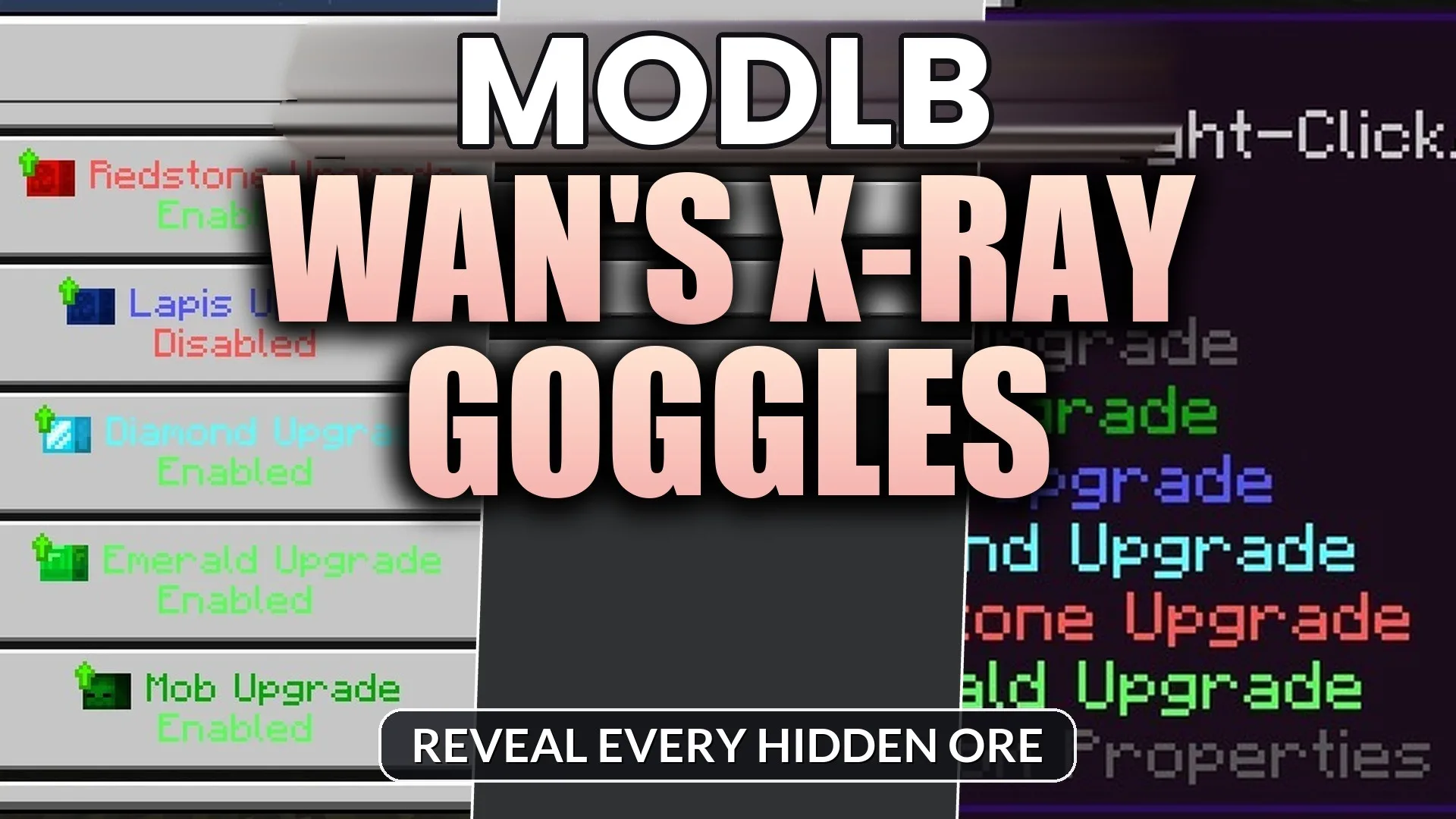 Wan’s X-Ray Goggles Addon (1.21, 1.20) – Reveal Every Hidden Ore cover art