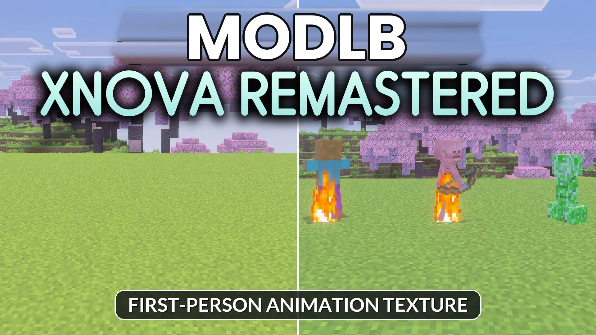 Xnova Remastered Texture Pack (26.x, 1.21) – Custom First-Person Animations cover art